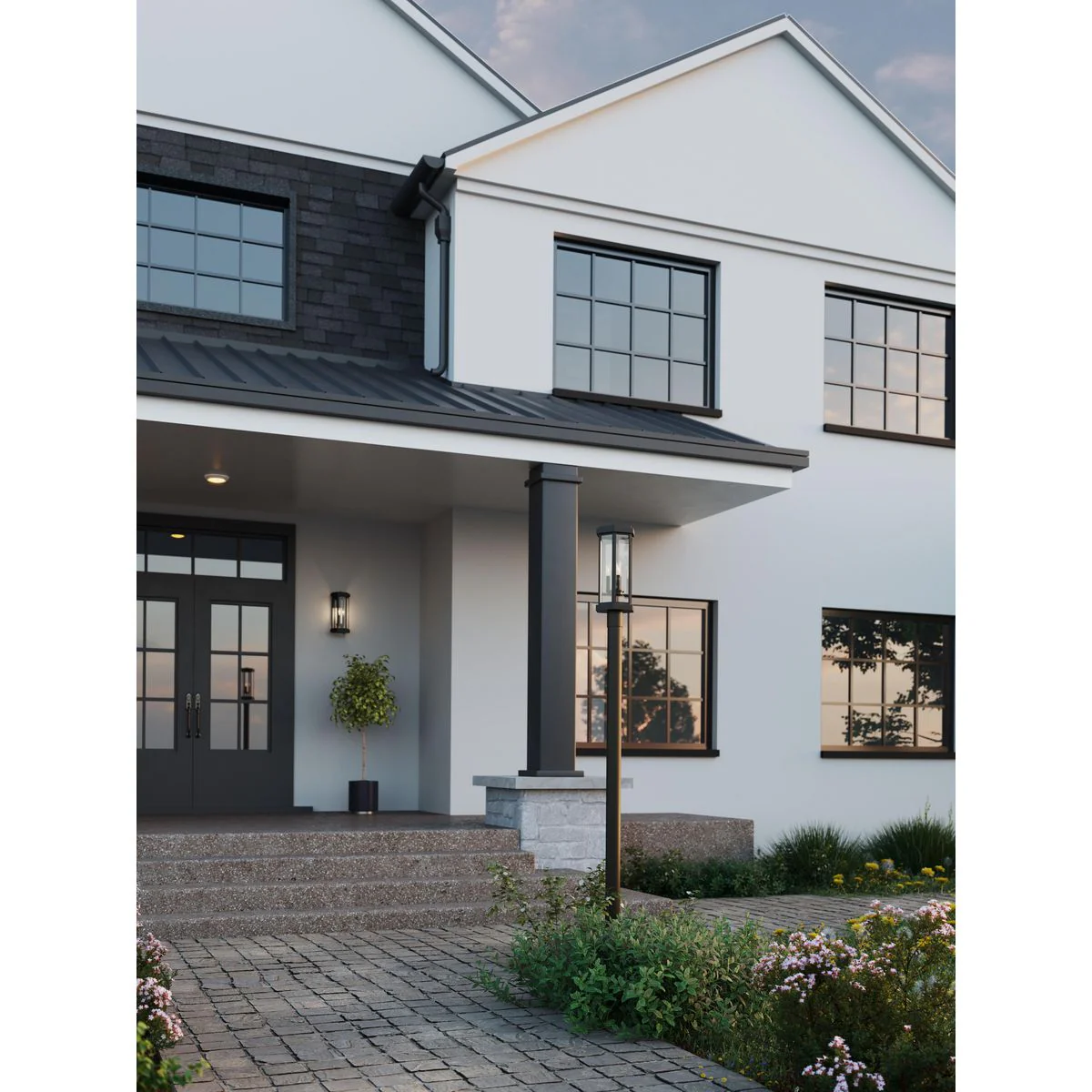Ramsey Collection Outdoor Medium Wall Lantern - Image 2