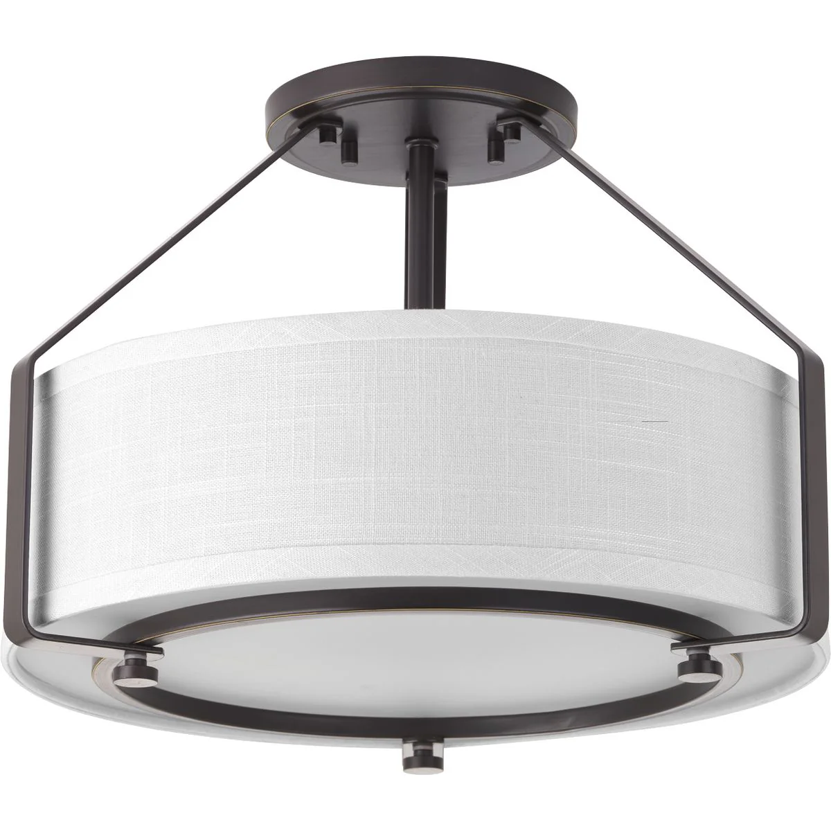 Ratio Collection Three-Light 16" Semi-Flush Mount - Image 2