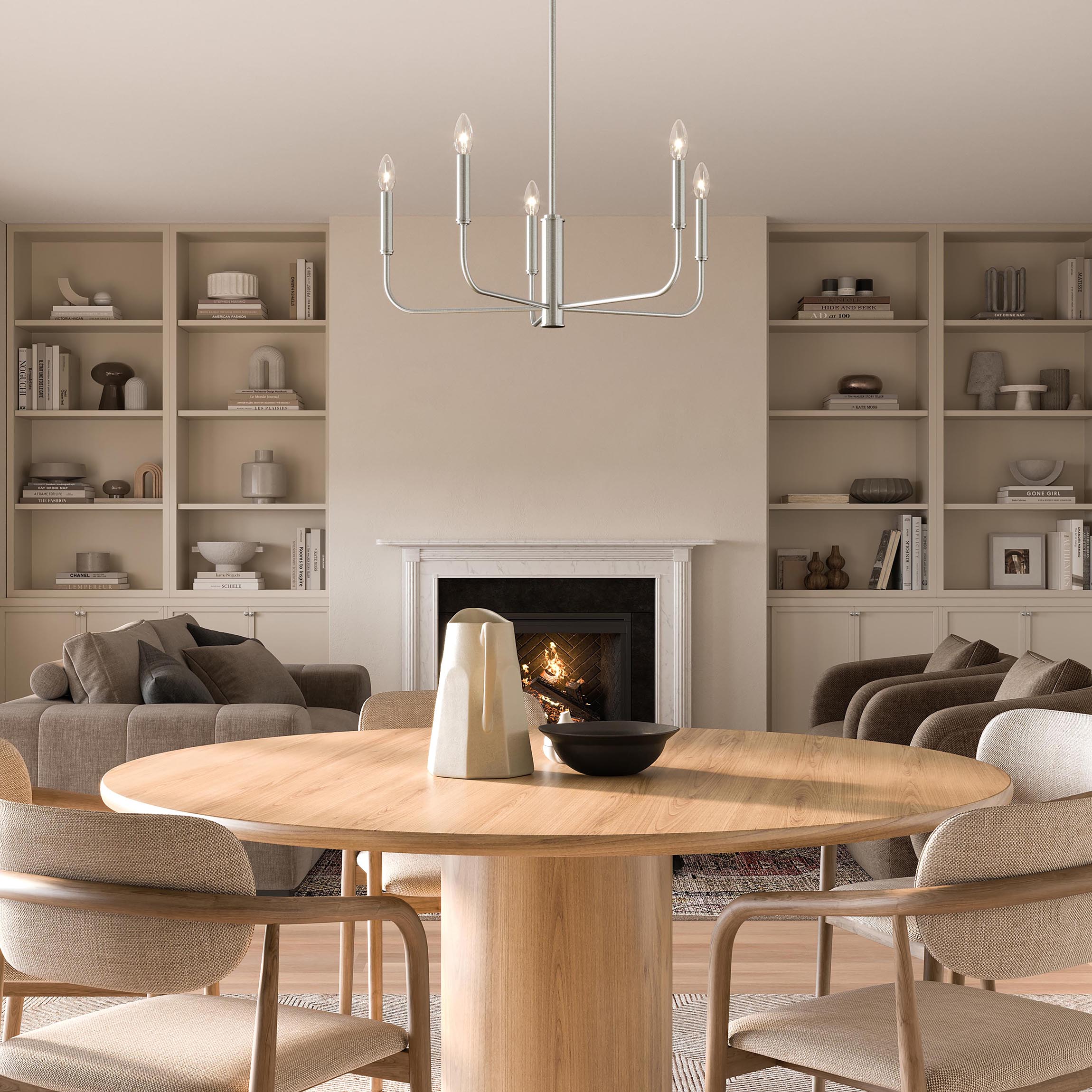 Reines Five-Light Medium  Chandelier - Image 11