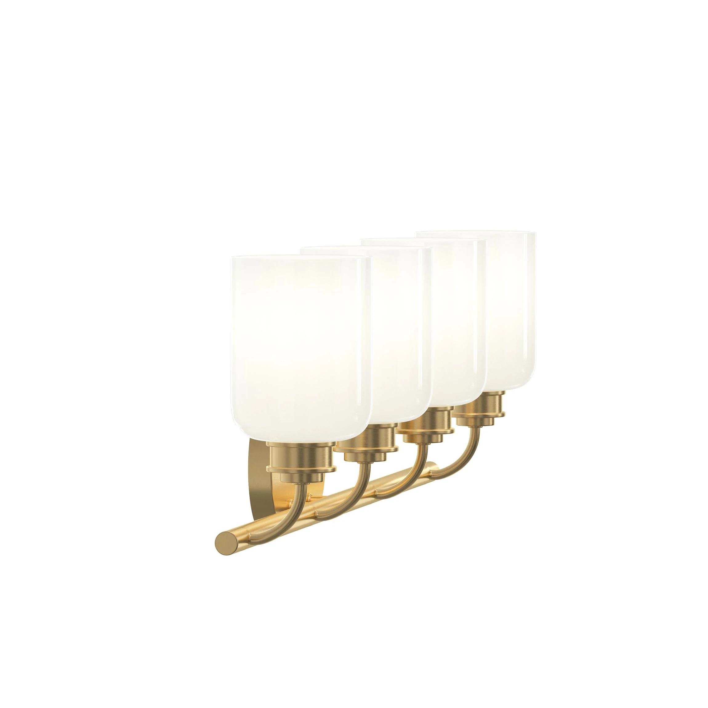Reines Four-Light Bath Vanity with Opal Glass Shades - Image 22