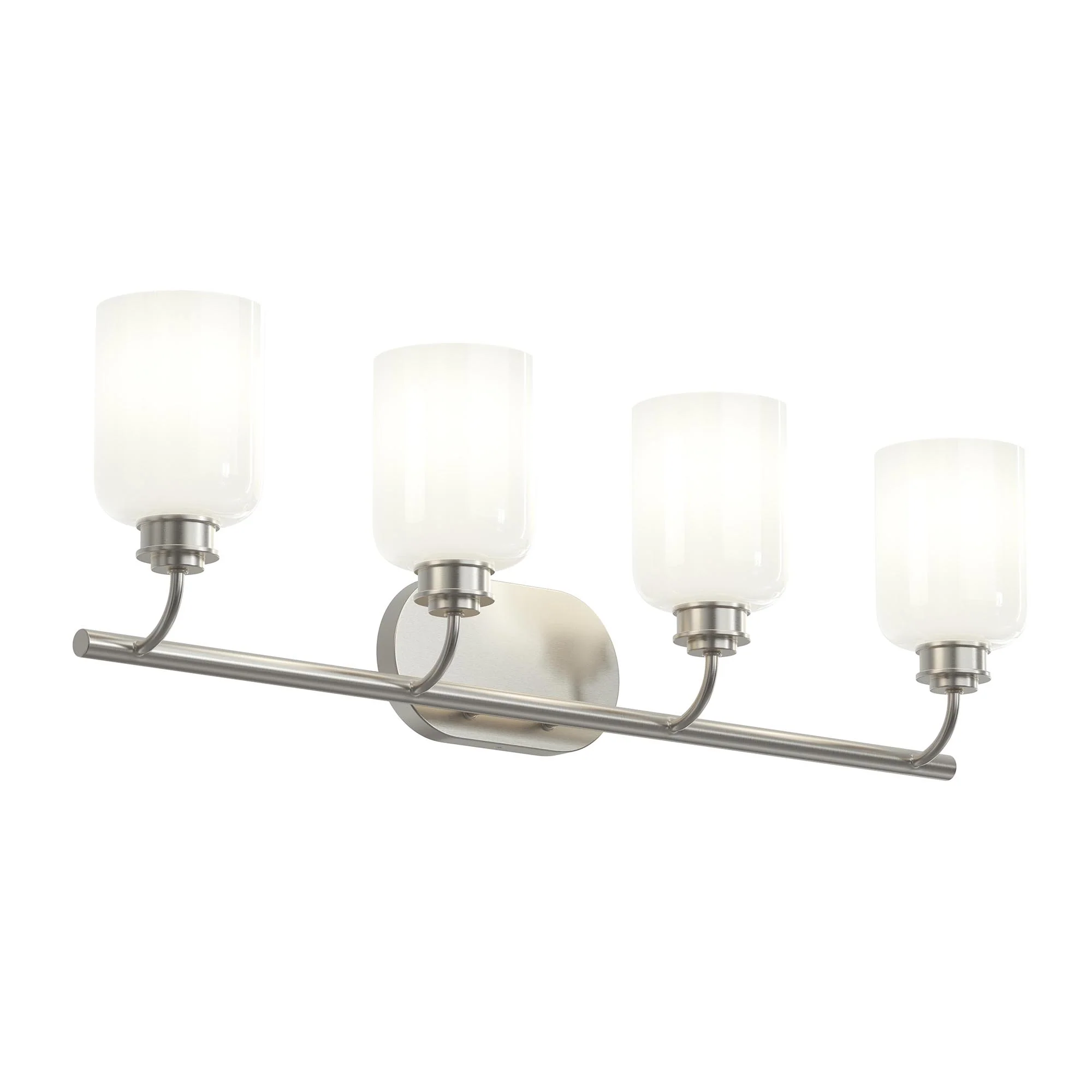 Reines Four-Light Bath Vanity with Opal Glass Shades - Image 23