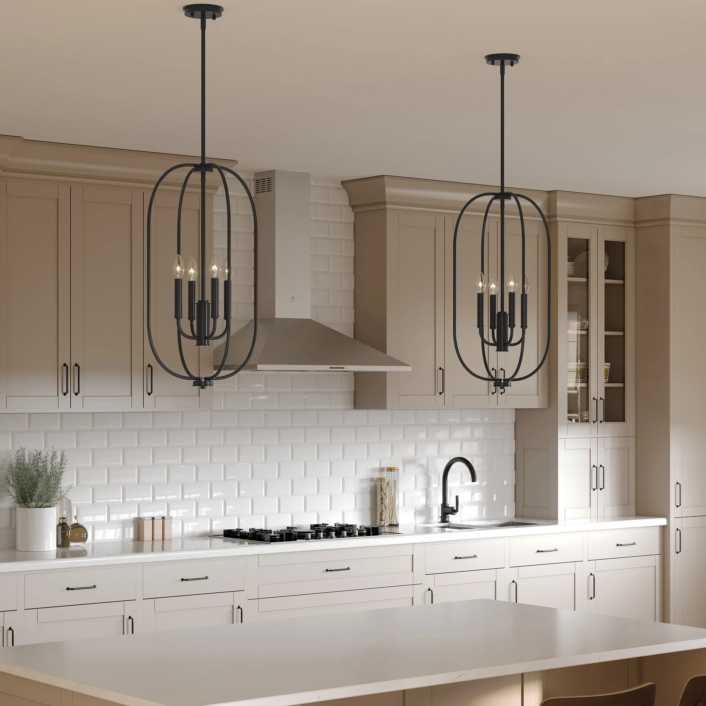 Reines Four-Light  Foyer Pendant - Image 12