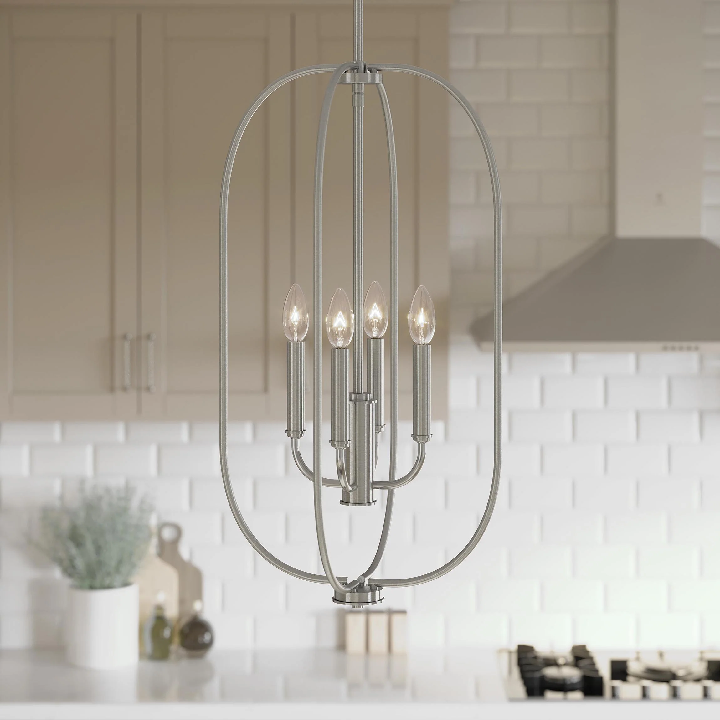 Reines Four-Light  Foyer Pendant - Image 3