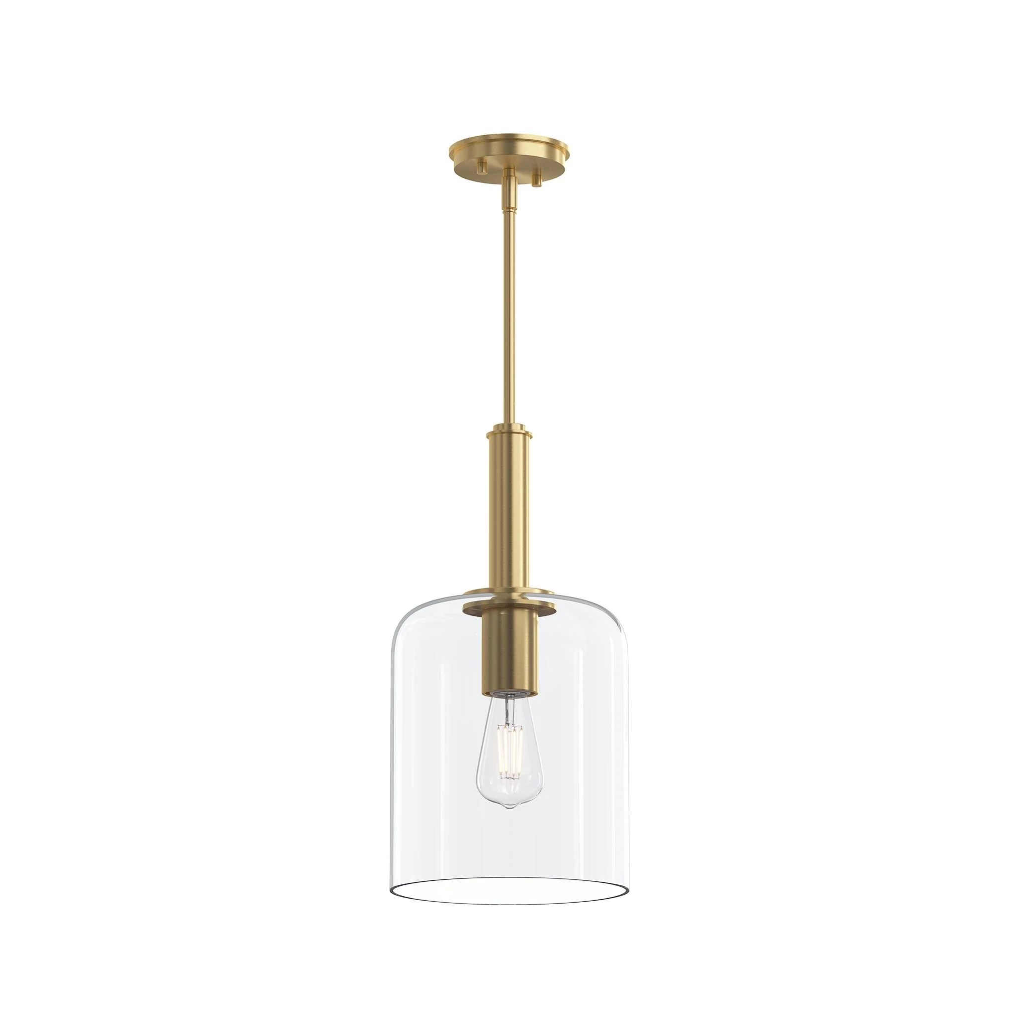 Reines One-Light Pendant with Clear Glass Shade - Image 19