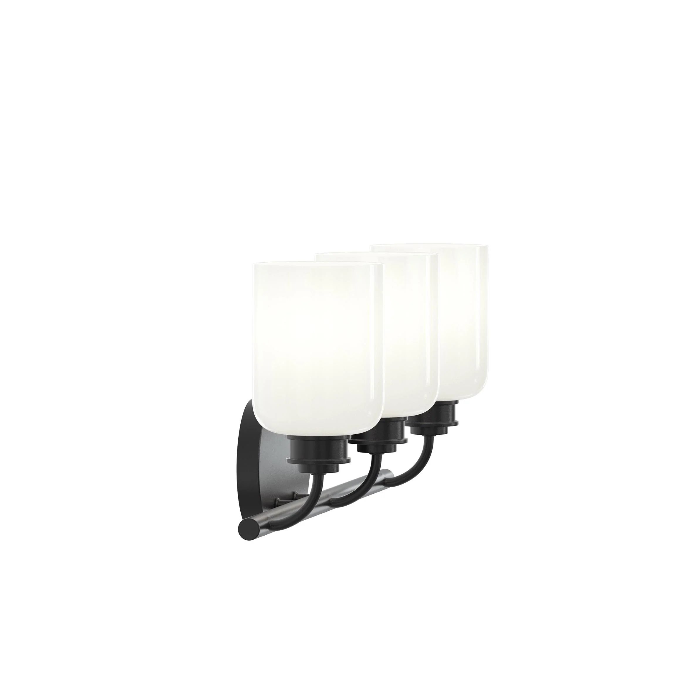 Reines Three-Light Bath Vanity with Opal Glass Shades - Image 20