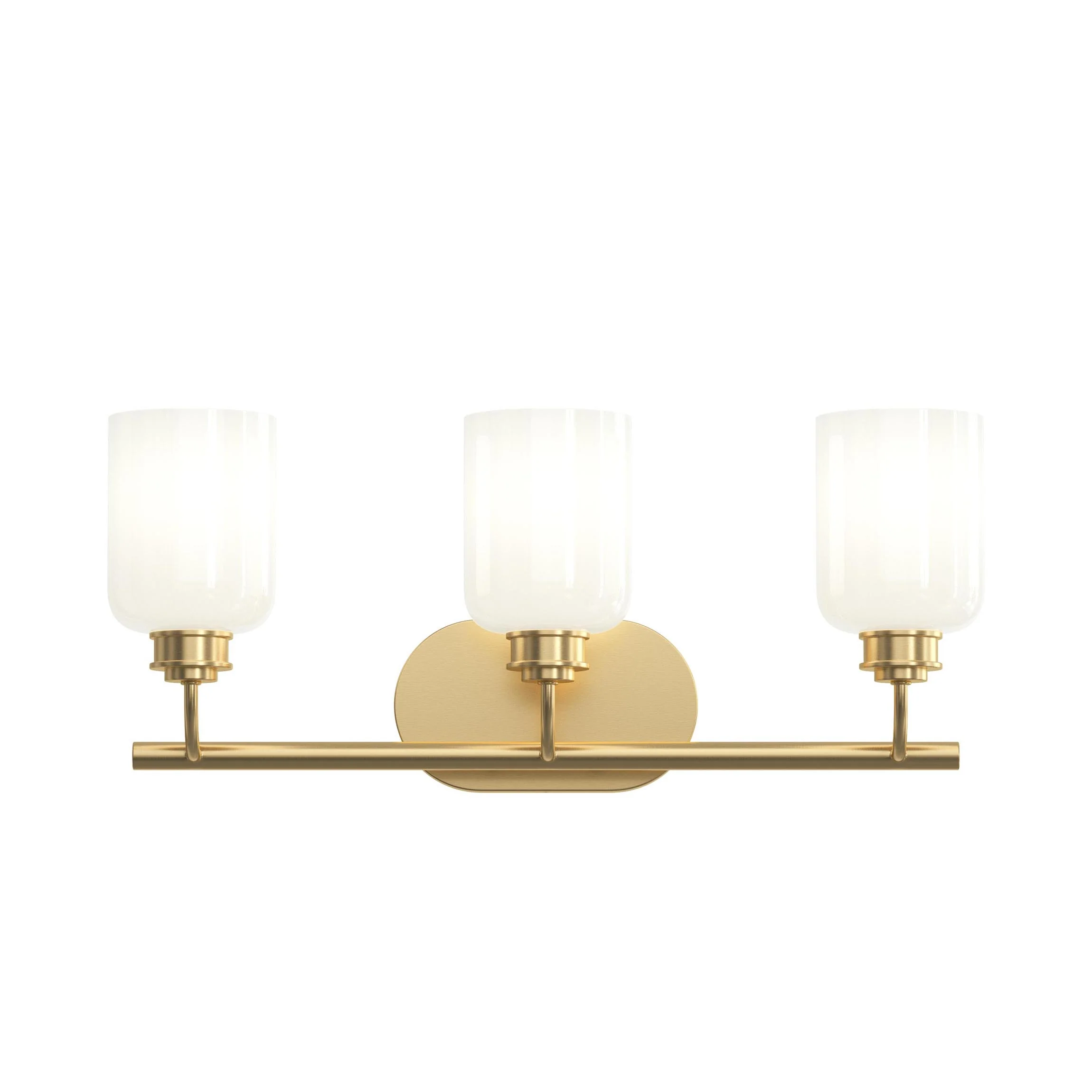 Reines Three-Light Bath Vanity with Opal Glass Shades - Image 29