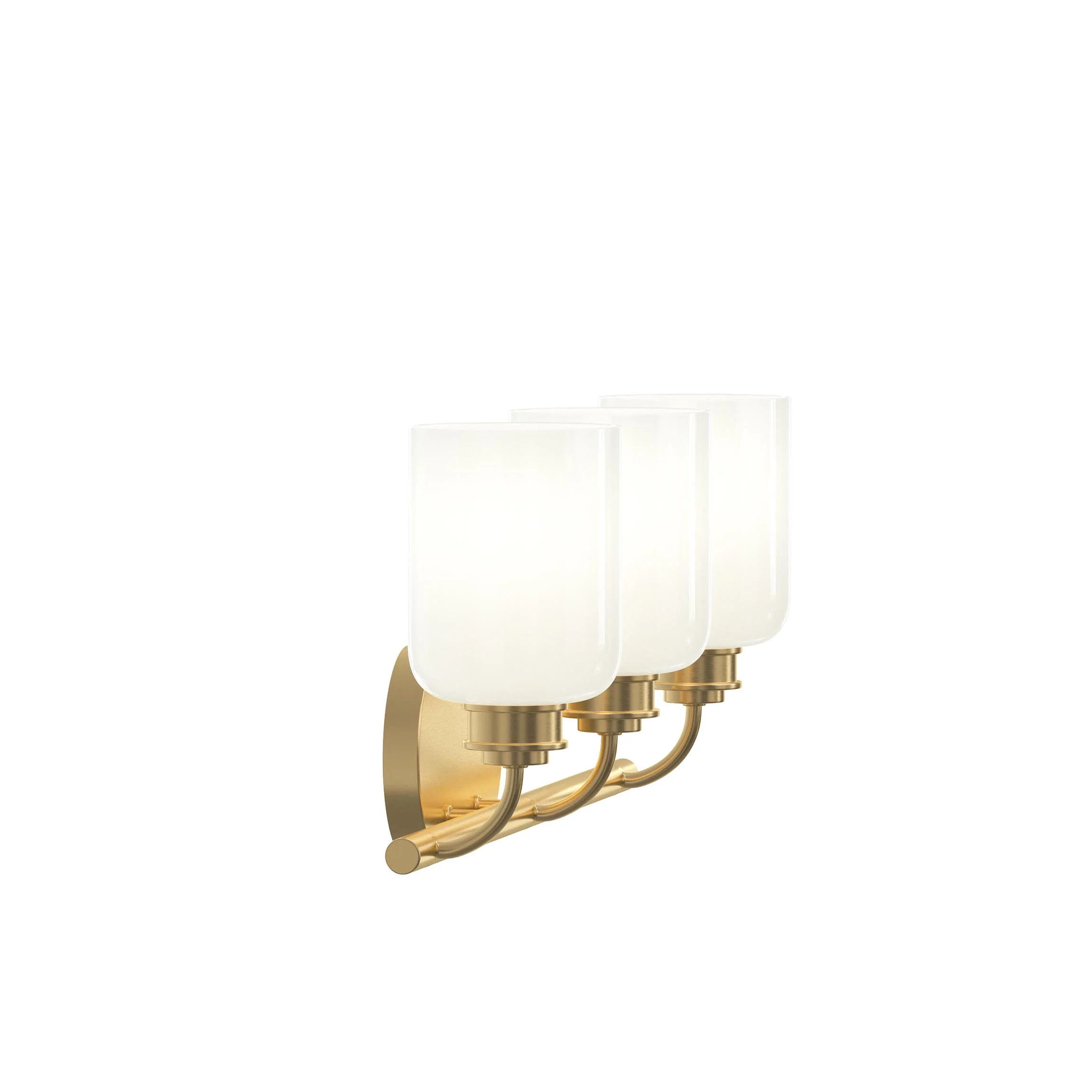 Reines Three-Light Bath Vanity with Opal Glass Shades - Image 30