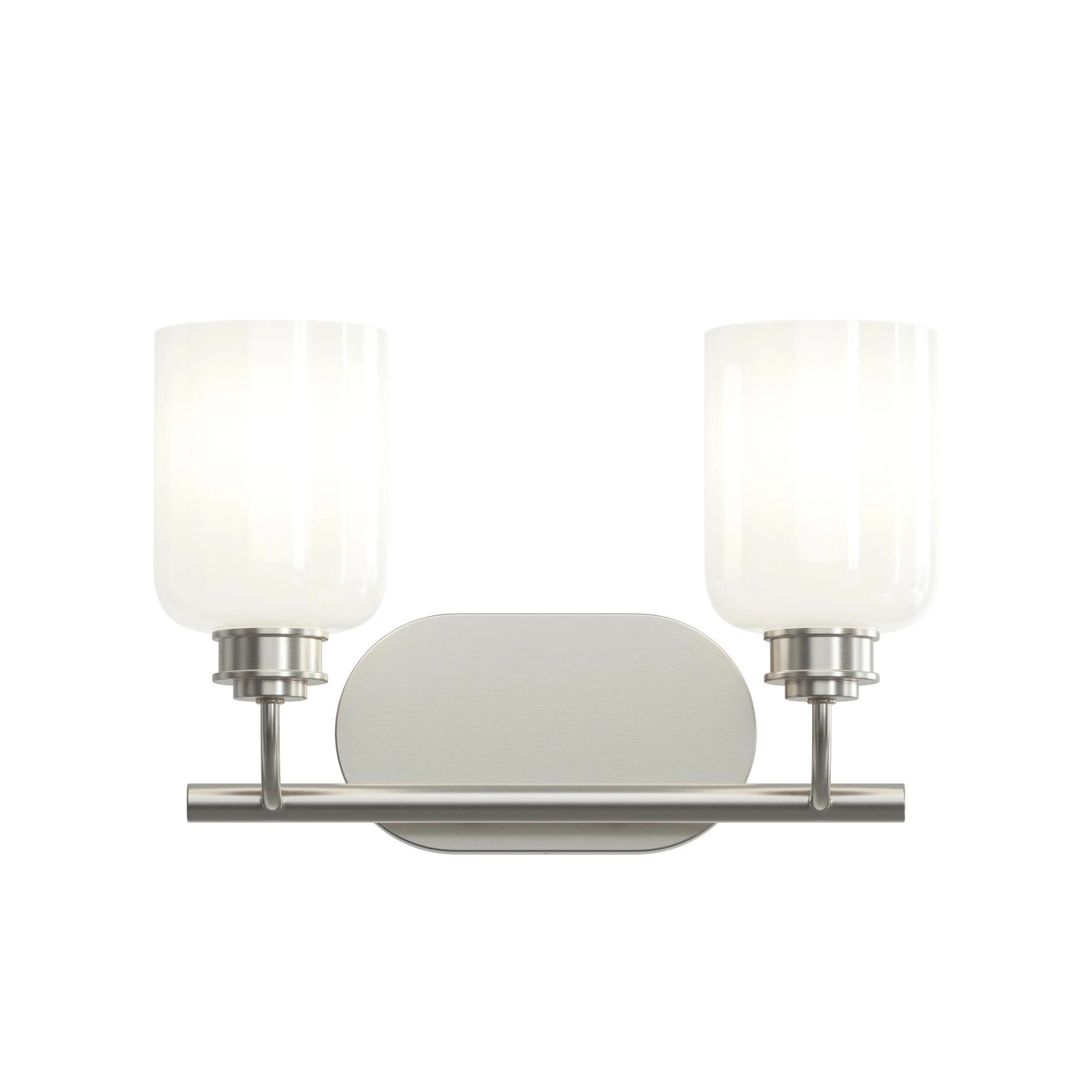 Reines Two-Light Bath Vanity with Opal Glass Shades - Image 32