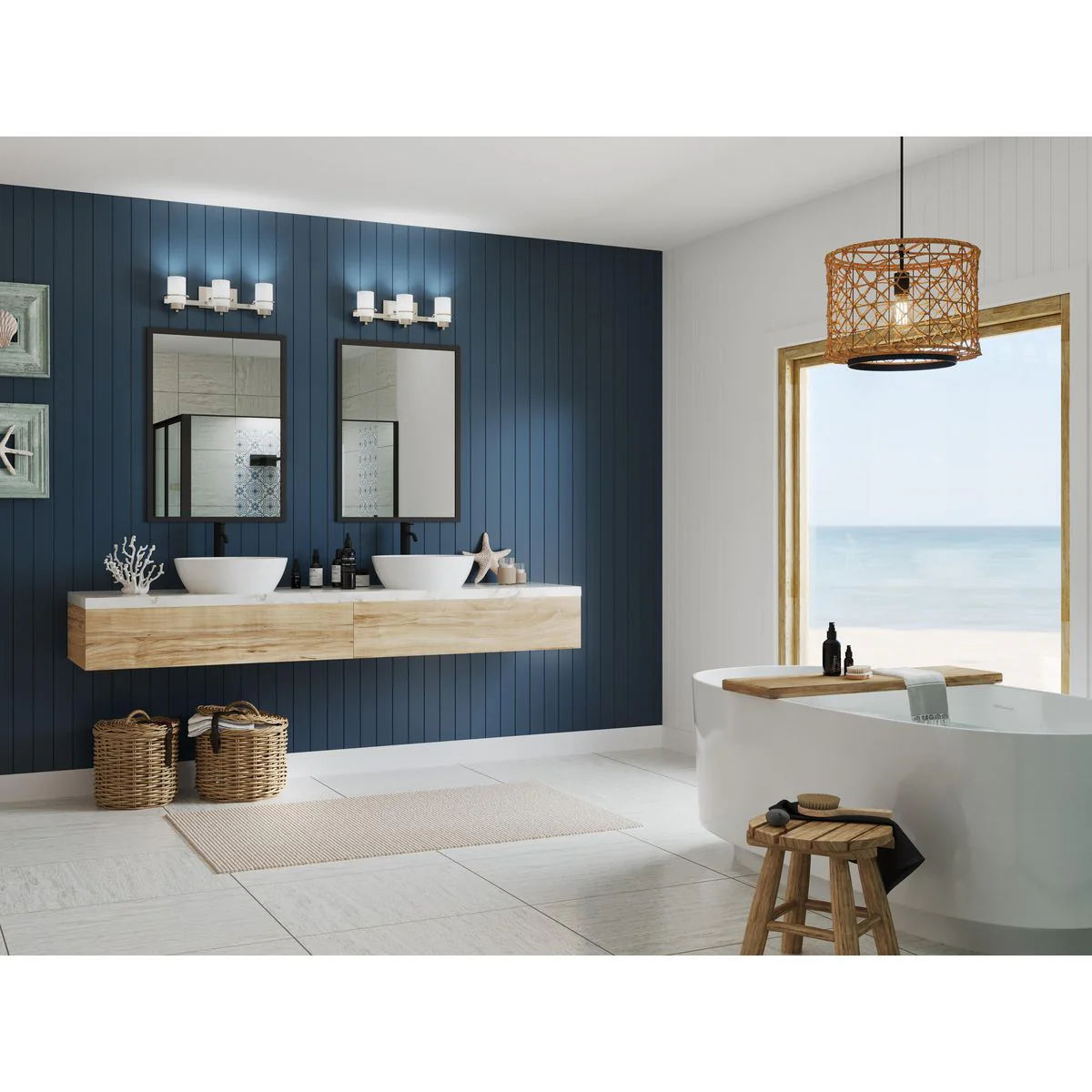 Reiss Collection Three-Light Vanity Light - Image 6