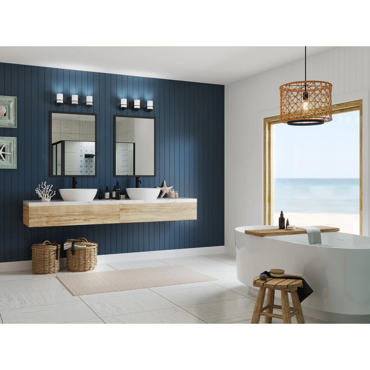 Reiss Collection Three-Light Vanity Light - Image 7