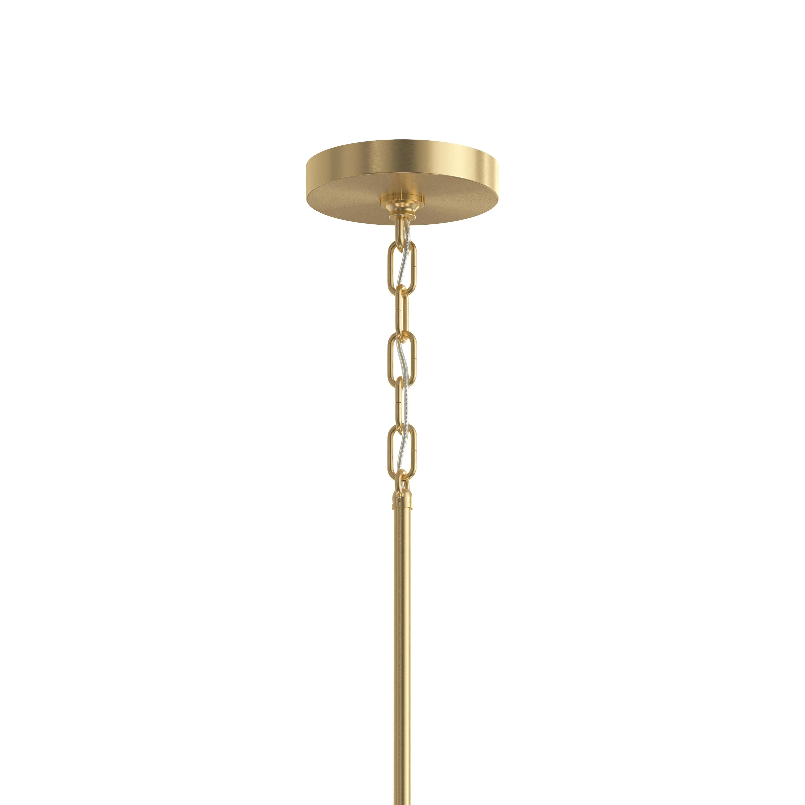 Replay Collection Five-Light Etched White Glass Chandelier Light - Image 15