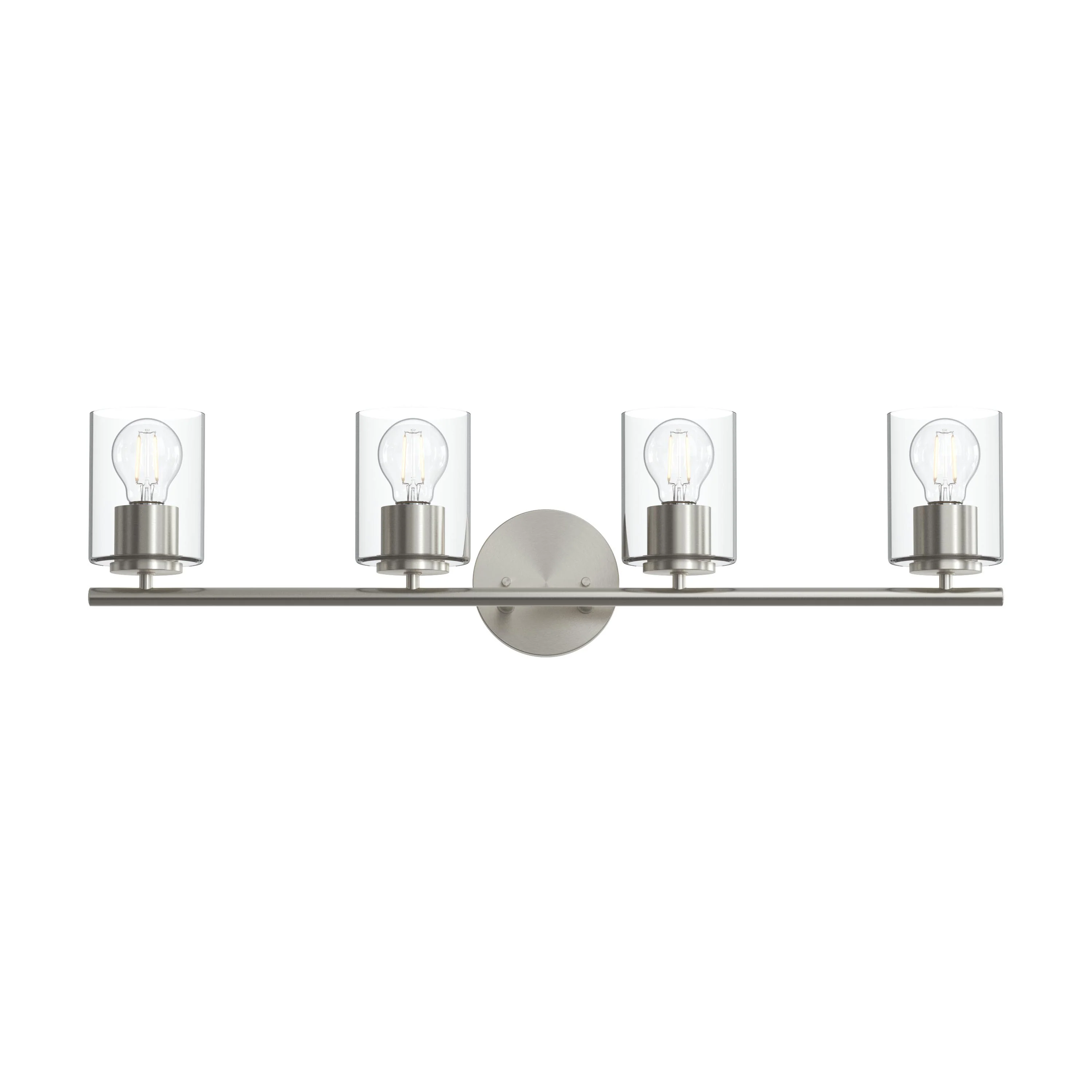 Replay Collection Four-Light Bath & Vanity Light with Clear Glass Shades - Image 34
