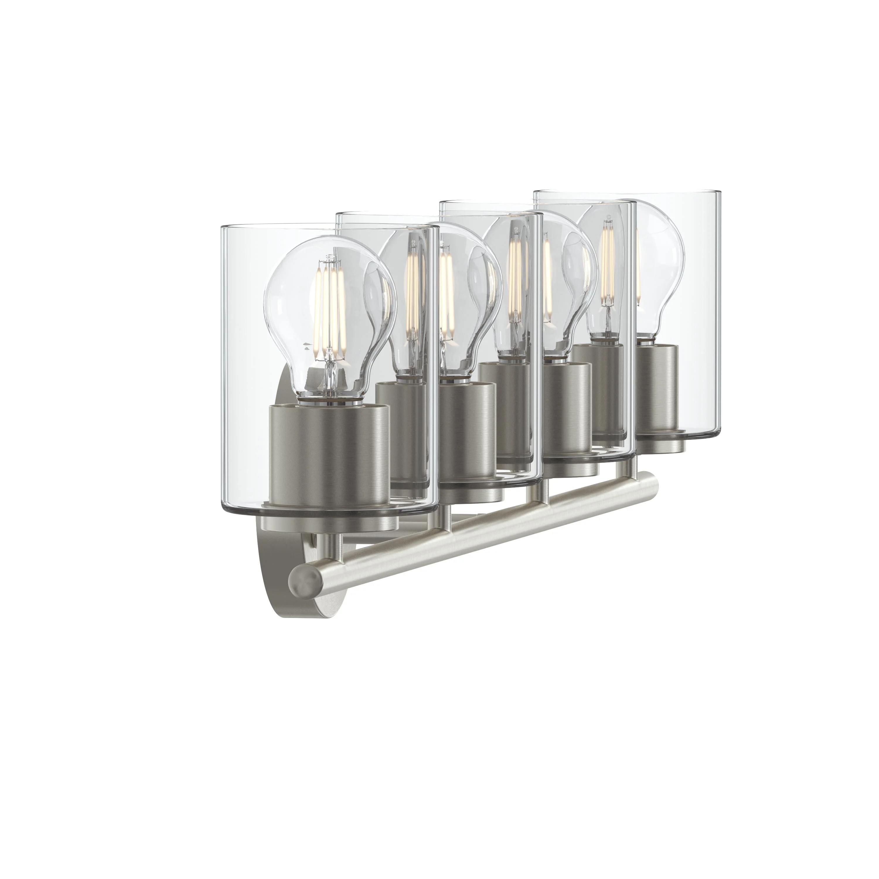 Replay Collection Four-Light Bath & Vanity Light with Clear Glass Shades - Image 37