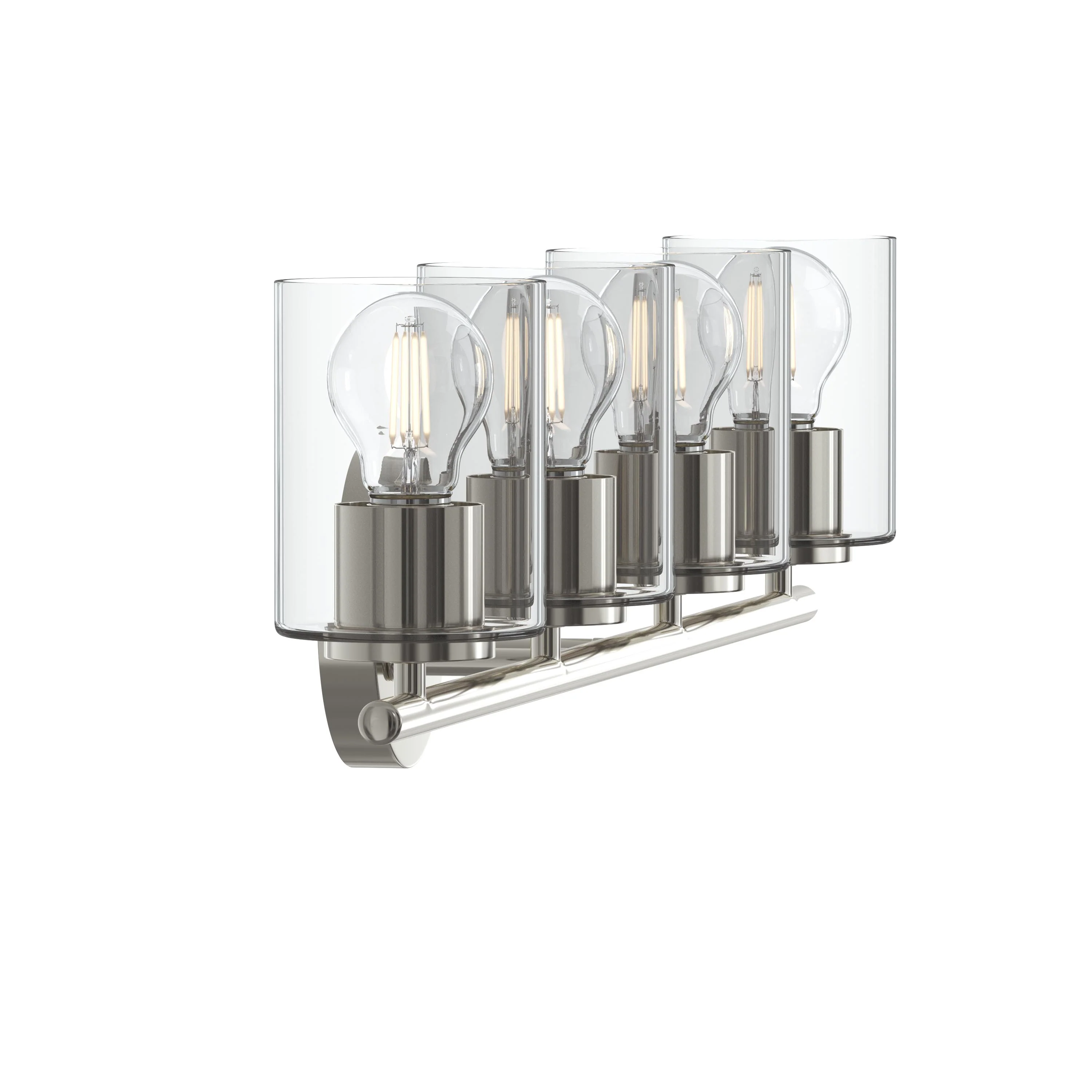 Replay Collection Four-Light Bath & Vanity Light with Clear Glass Shades - Image 43