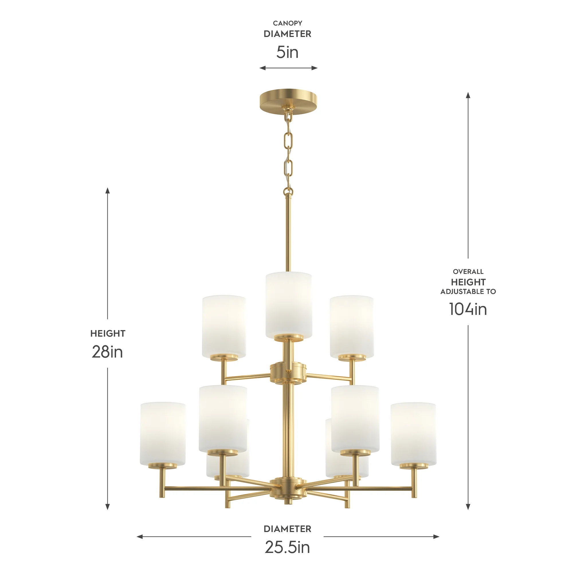 Replay Collection Nine-Light Chandelier Light - Image 10