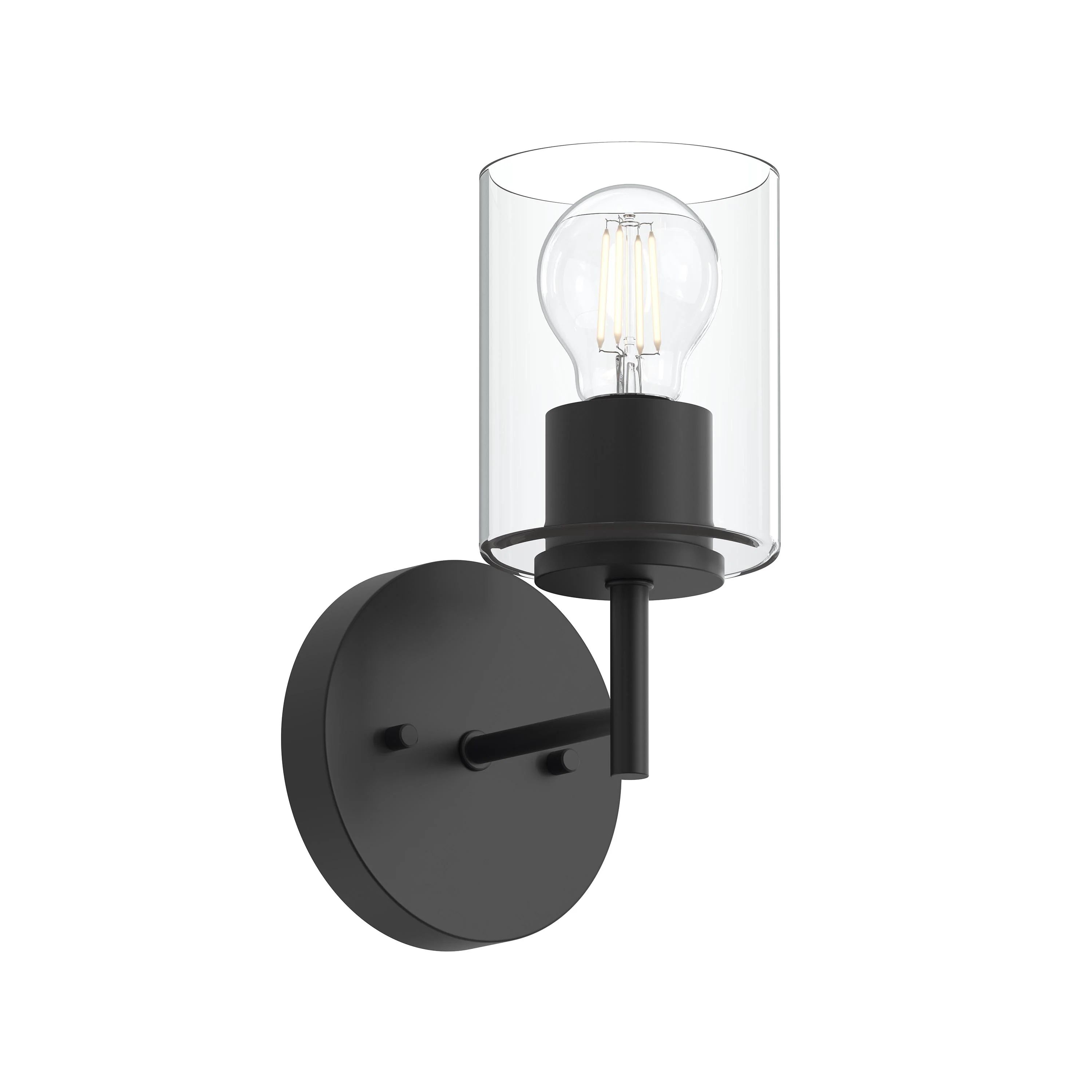 Replay Collection One-Light Bath & Vanity Light with Clear Glass Shade