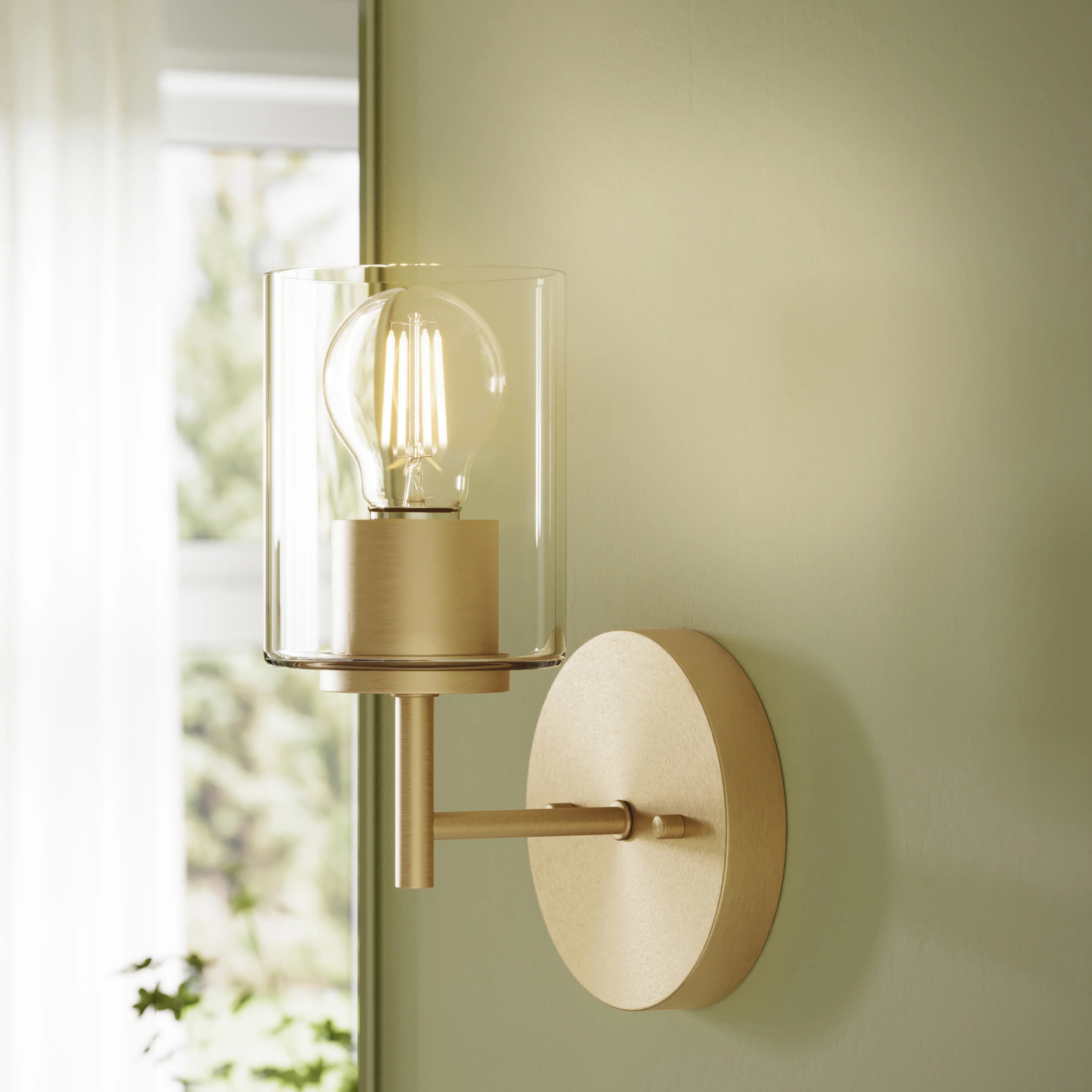 Replay Collection One-Light Bath & Vanity Light with Clear Glass Shade - Image 21