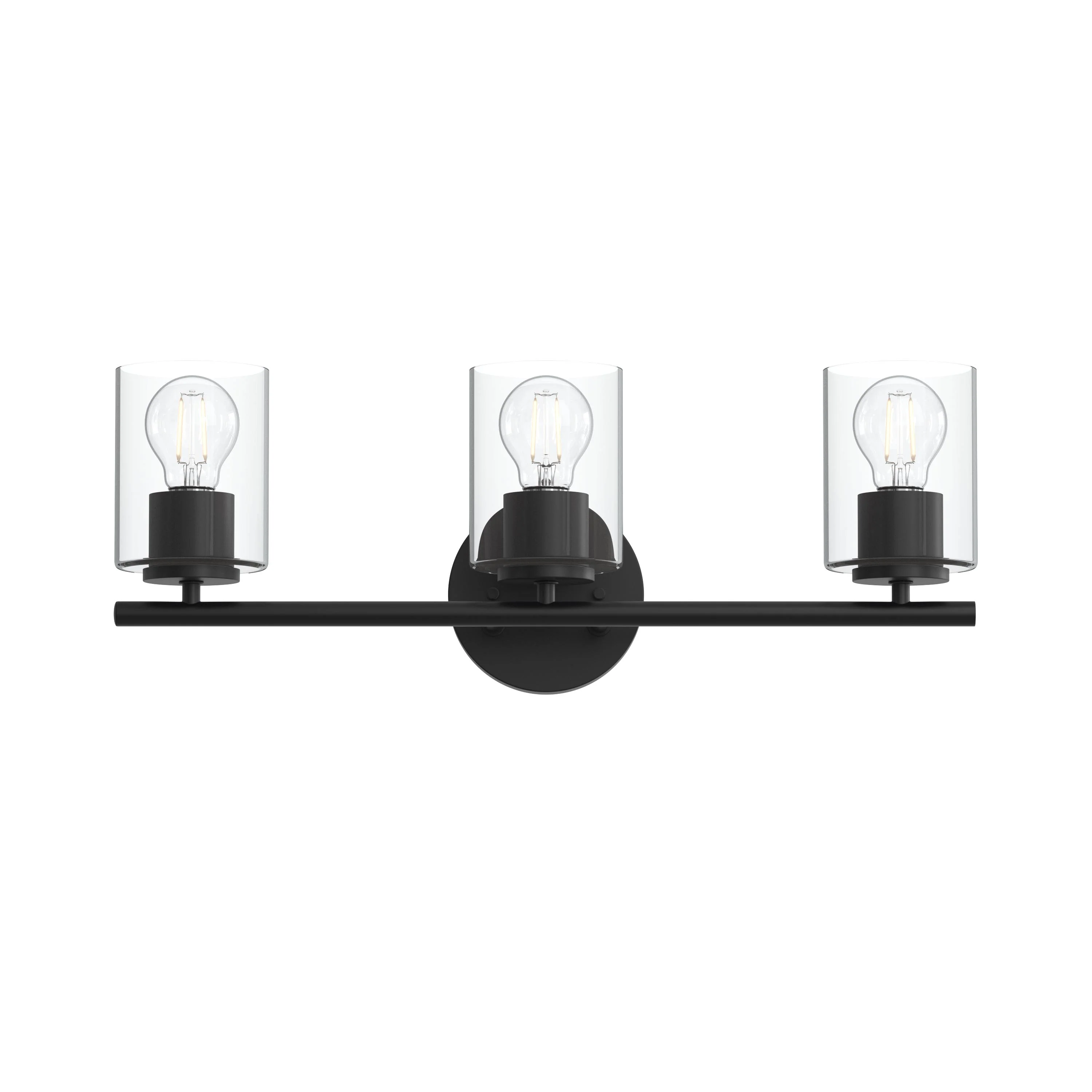 Replay Collection Three-Light Bath & Vanity Light with Clear Glass Shades - Image 34