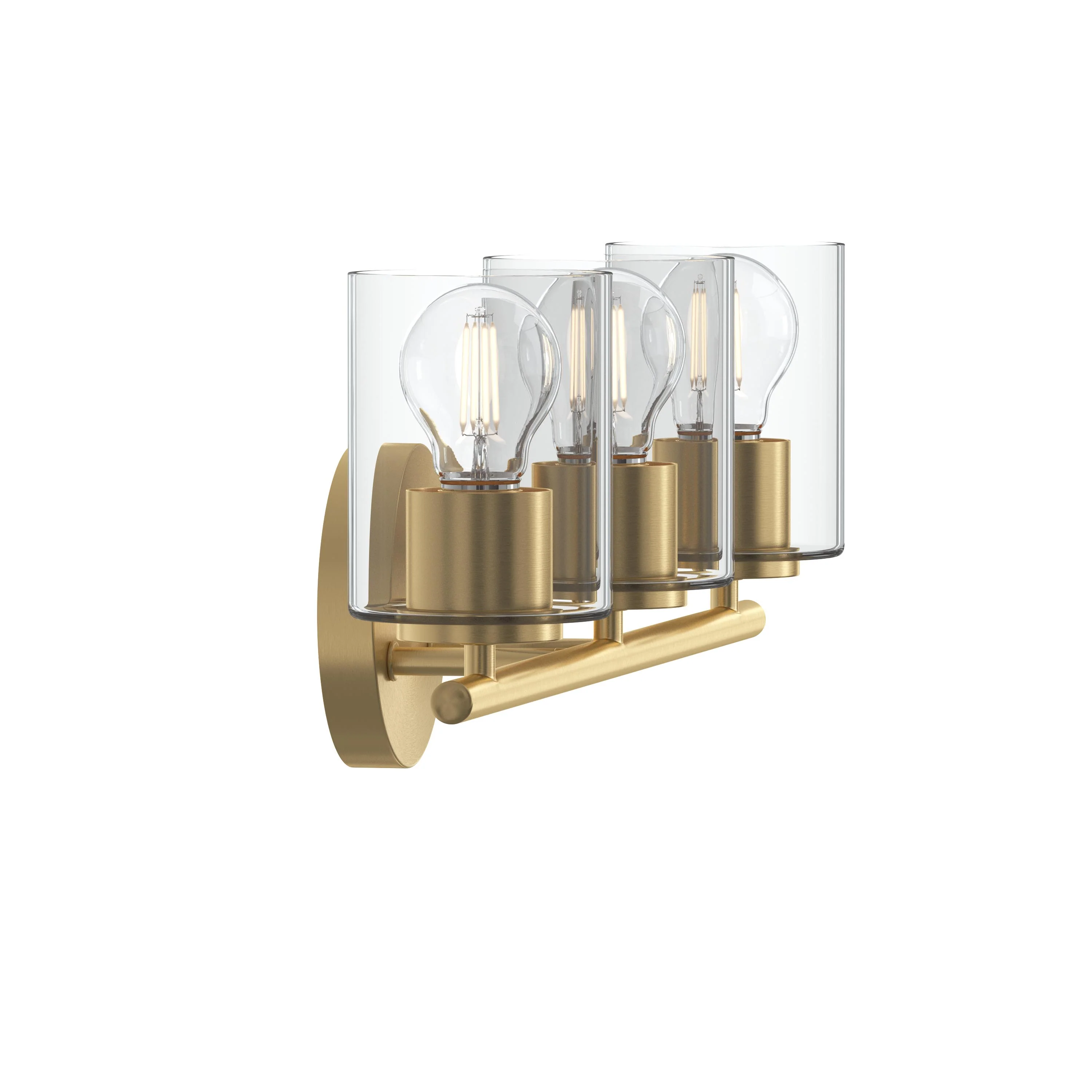Replay Collection Three-Light Bath & Vanity Light with Clear Glass Shades - Image 43