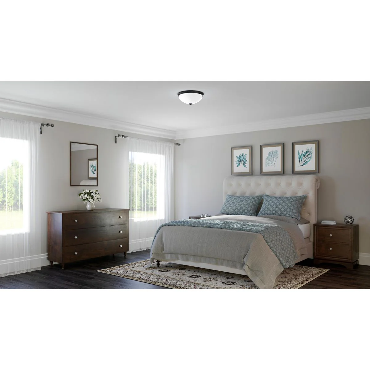Replay Collection Two-light 14" Flush Mount - Image 5