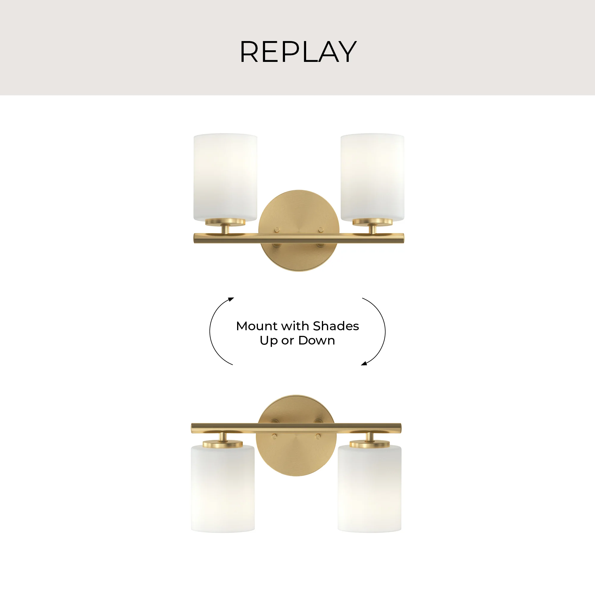 Replay Collection Two-Light Bath & Vanity - Image 16