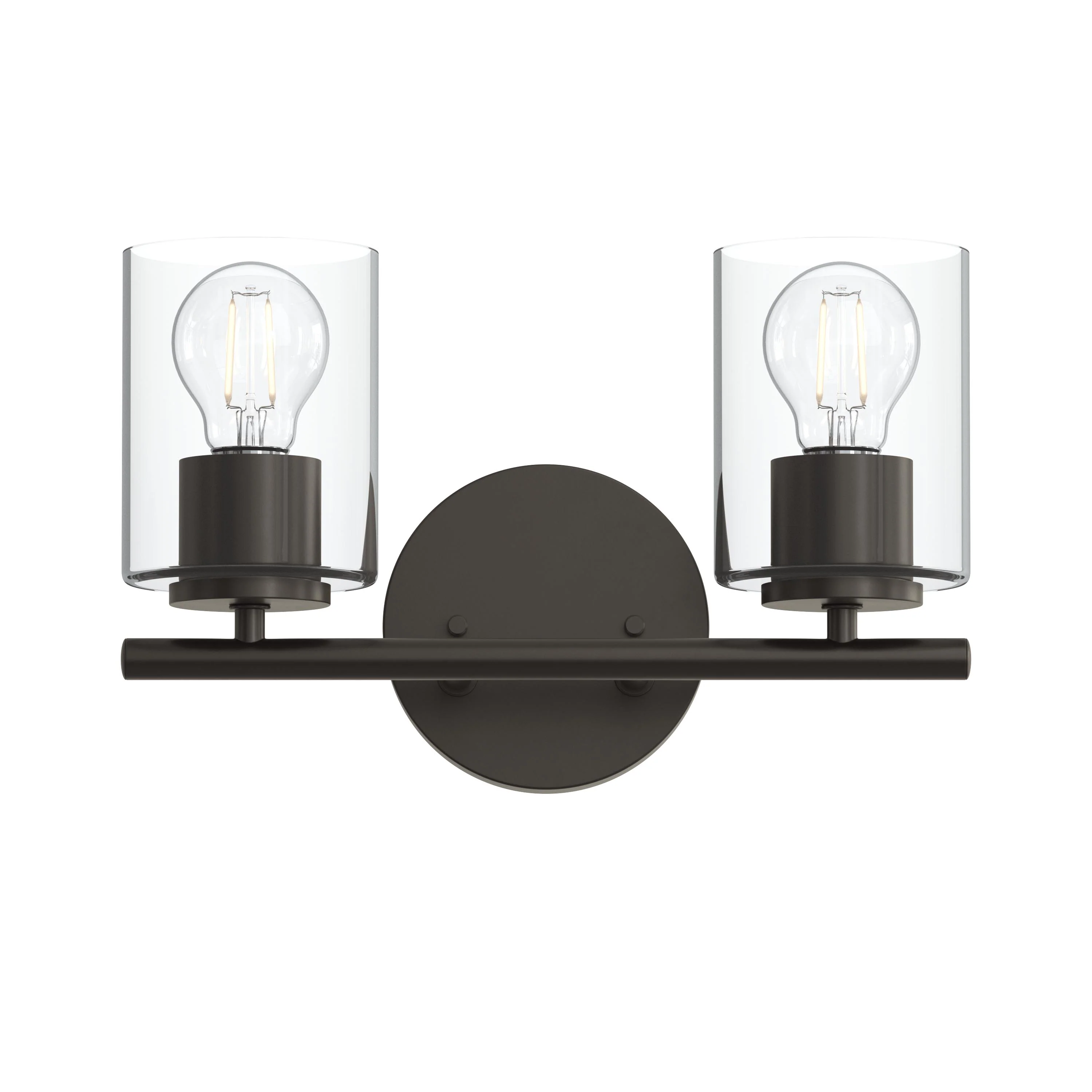 Replay Collection Two-Light Bath & Vanity Light with Clear Glass Shades - Image 16