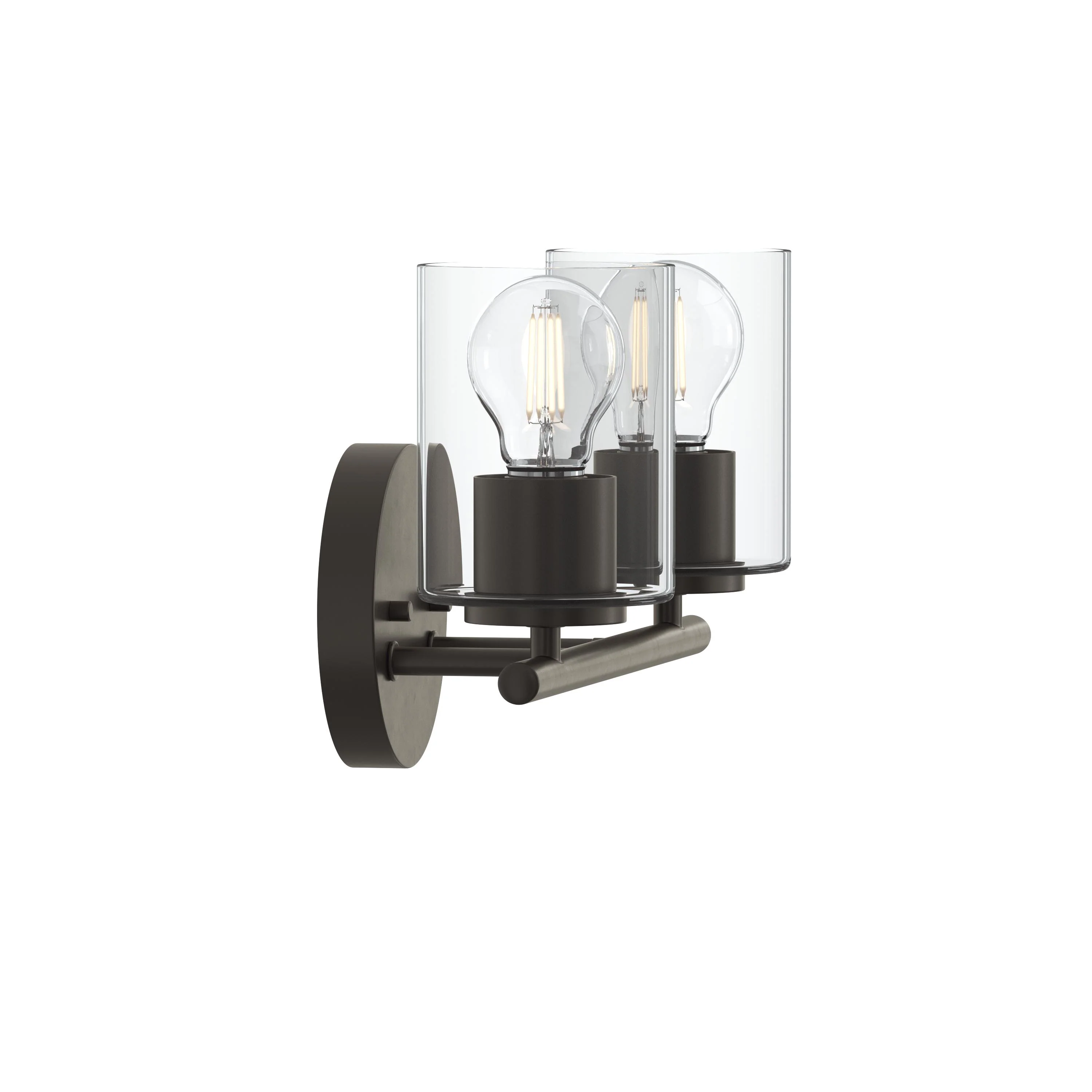 Replay Collection Two-Light Bath & Vanity Light with Clear Glass Shades - Image 17