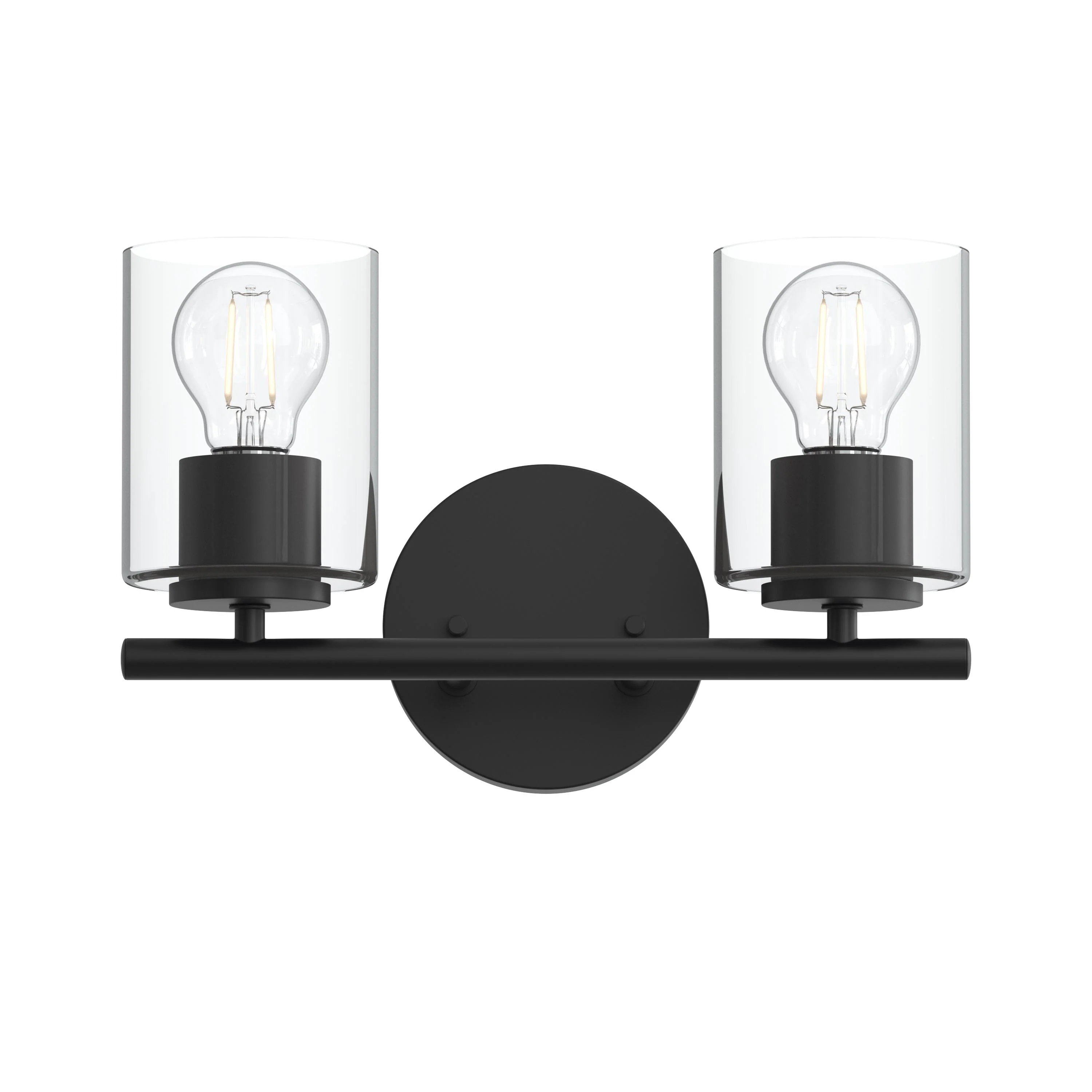 Replay Collection Two-Light Bath & Vanity Light with Clear Glass Shades - Image 24