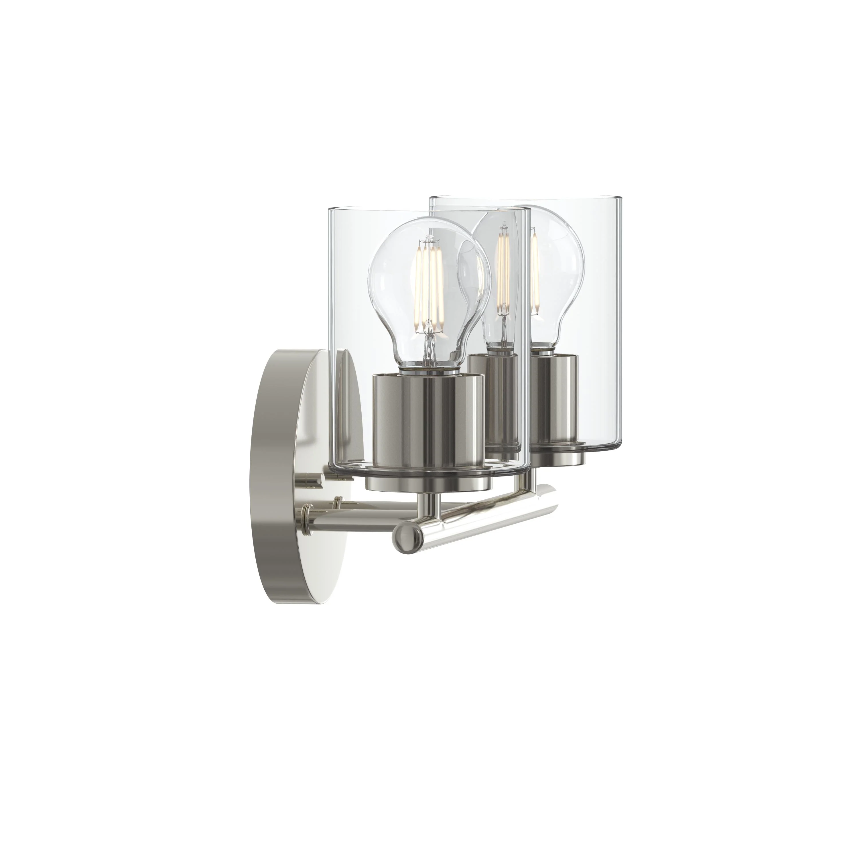 Replay Collection Two-Light Bath & Vanity Light with Clear Glass Shades - Image 34