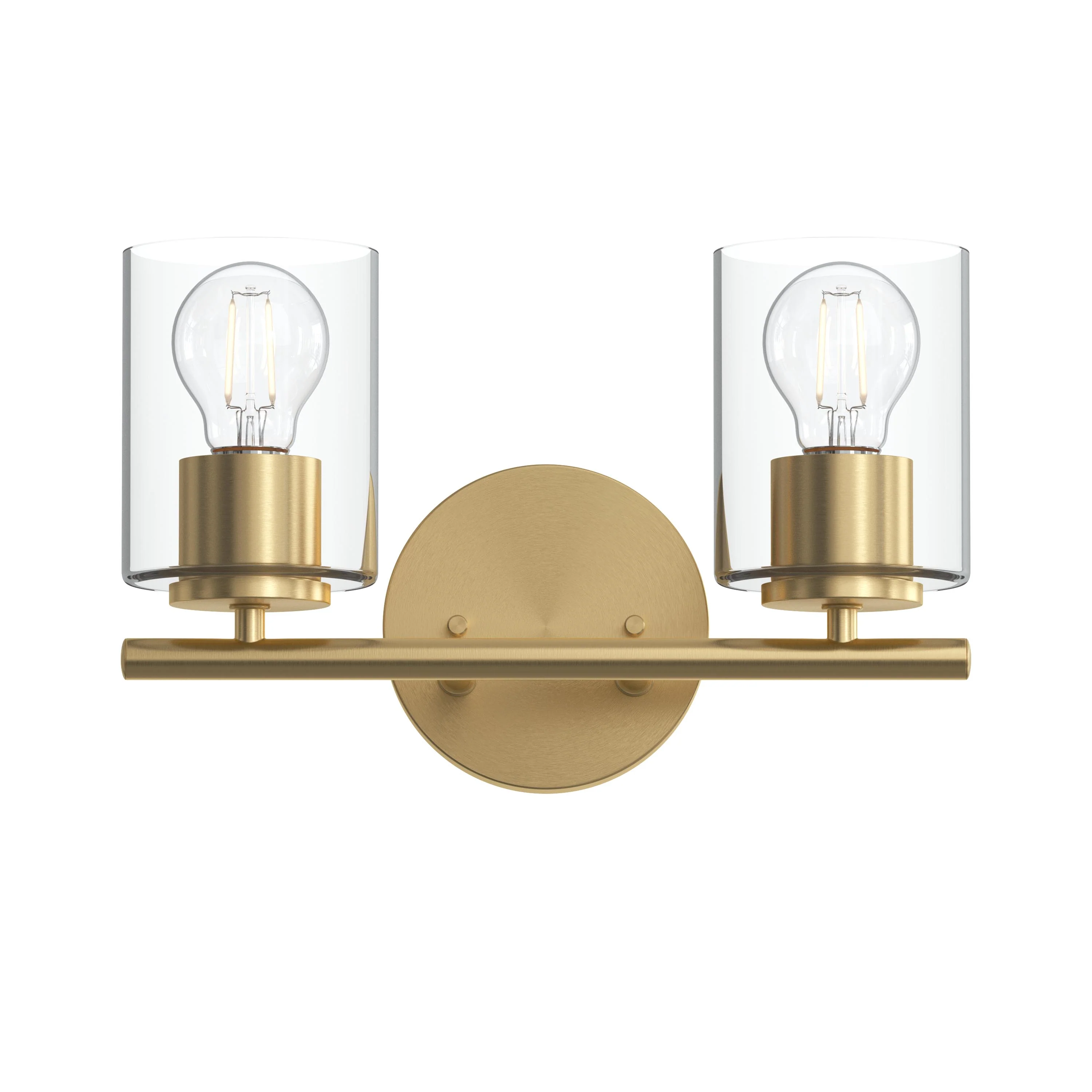 Replay Collection Two-Light Bath & Vanity Light with Clear Glass Shades - Image 42