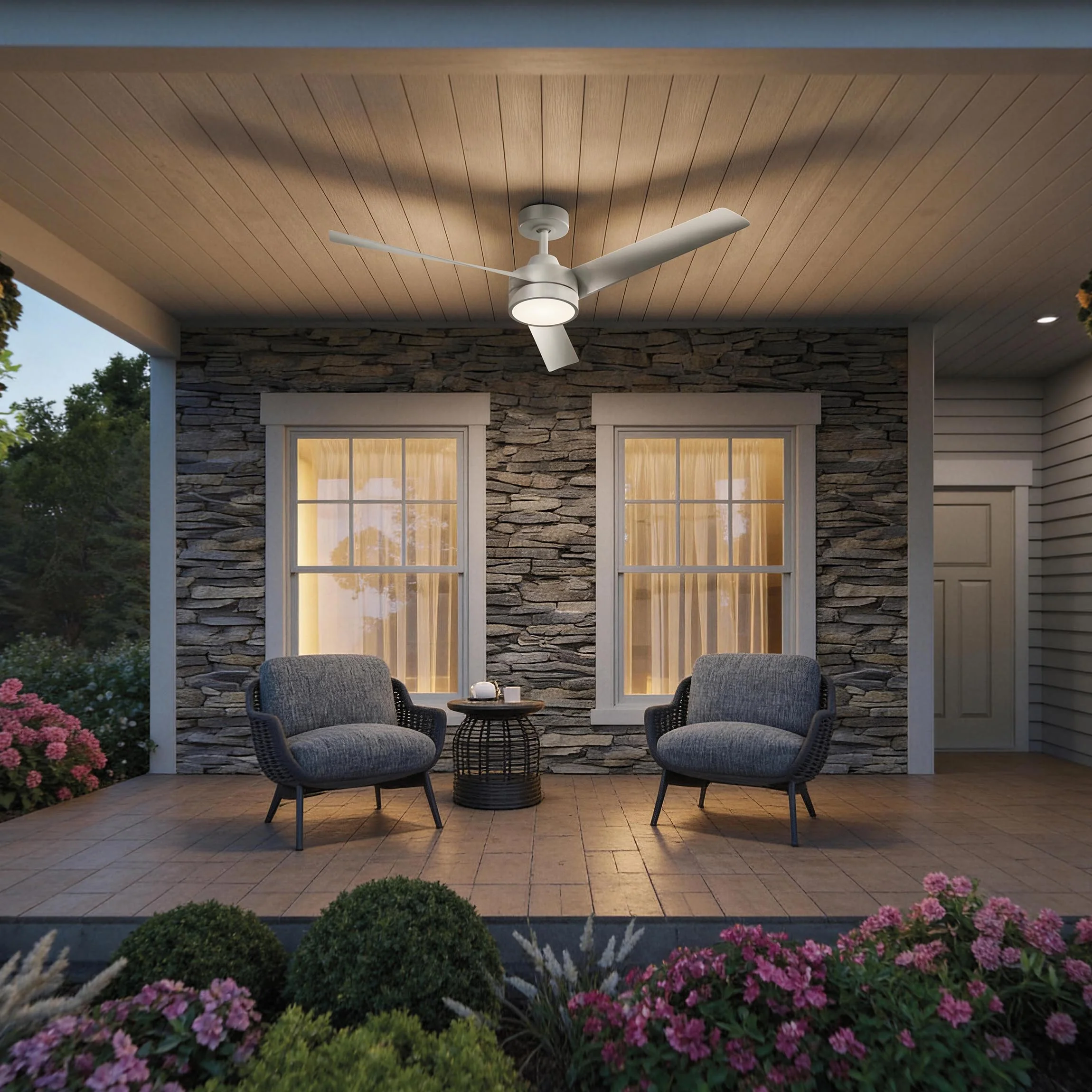 Rizo Collection 52-in. Three Blade Modern Ceiling Fan - Image 5