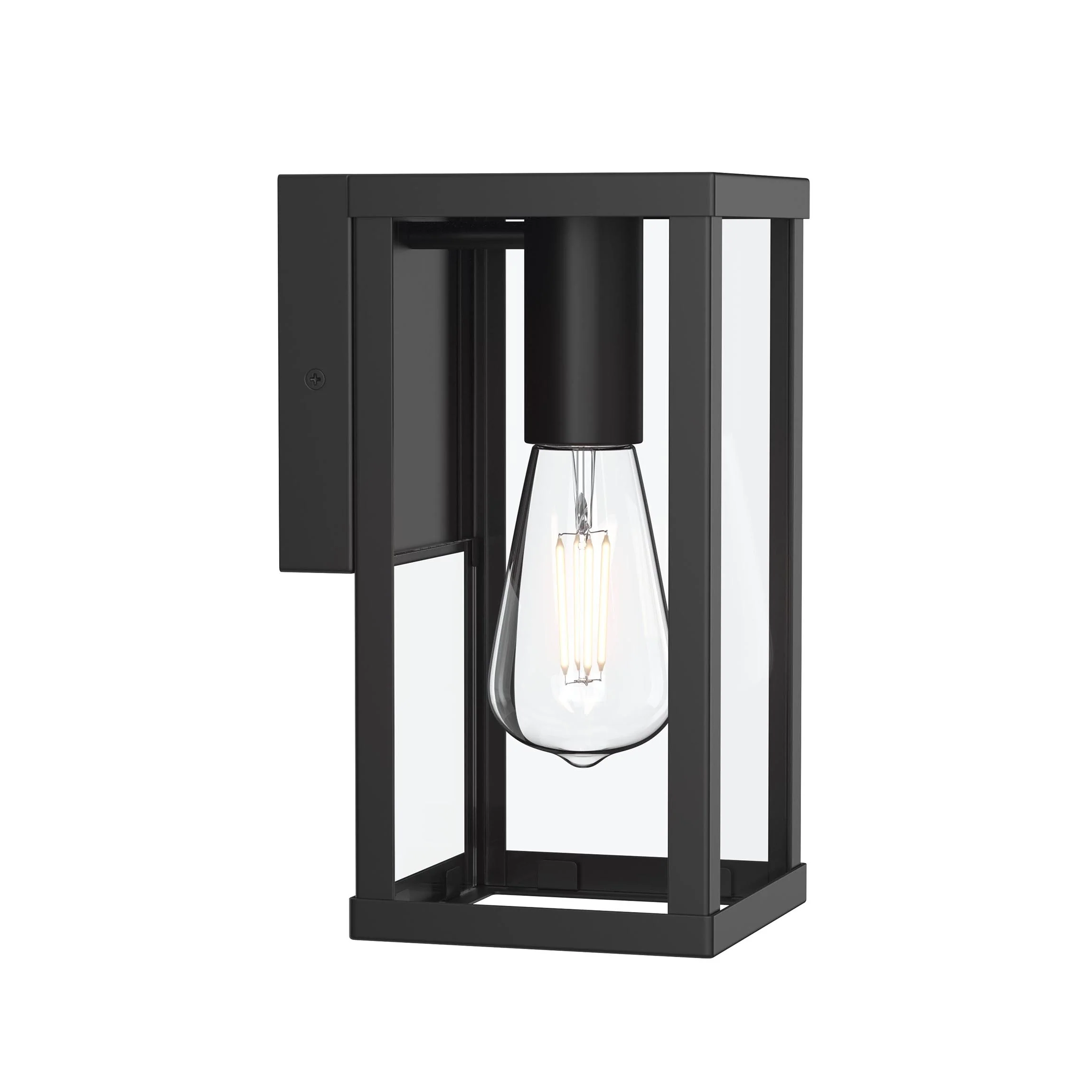 Ryle One-Light Small Wall Lantern with Clear Glass Panels - Image 14