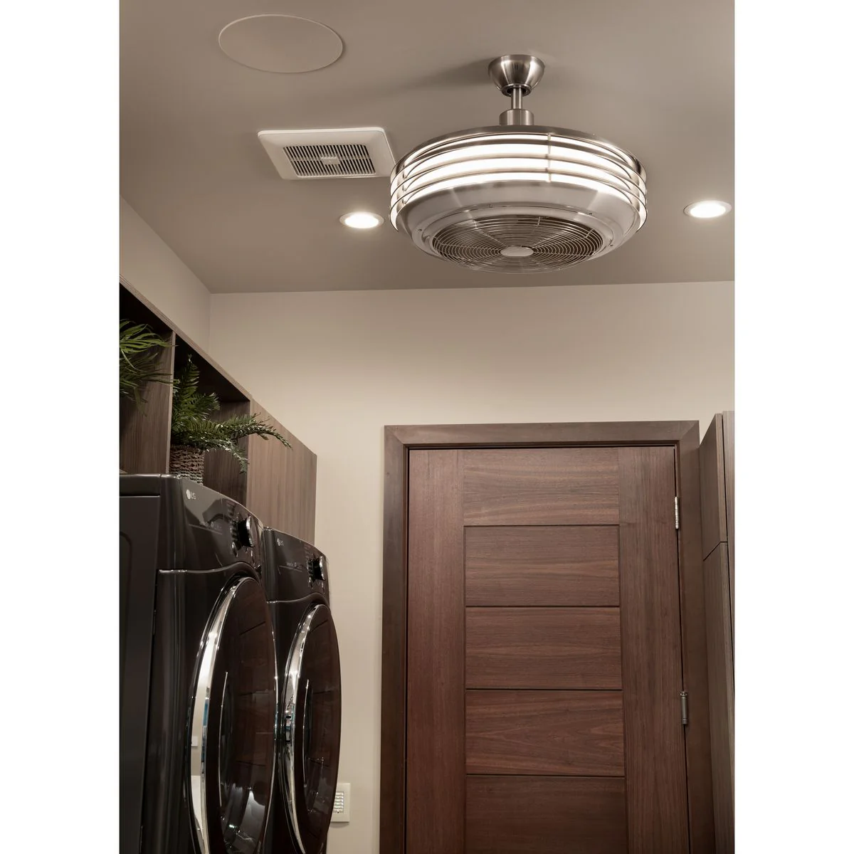 Sanford 24" Enclosed Indoor/Outdoor Ceiling Fan with LED Light - Image 3