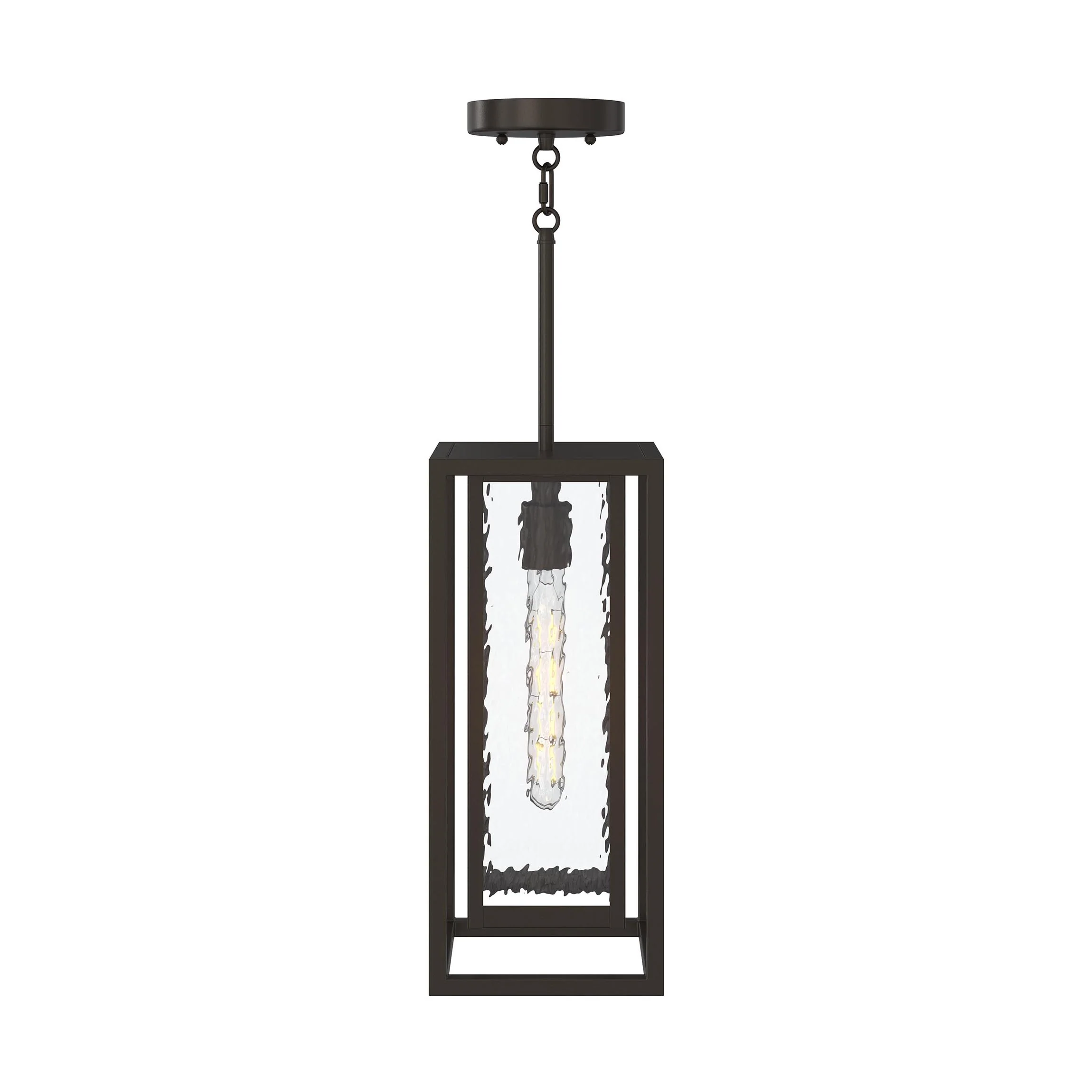 Shaw 17 Inch 1 Light Outdoor Pendant with Clear Glass - Image 14