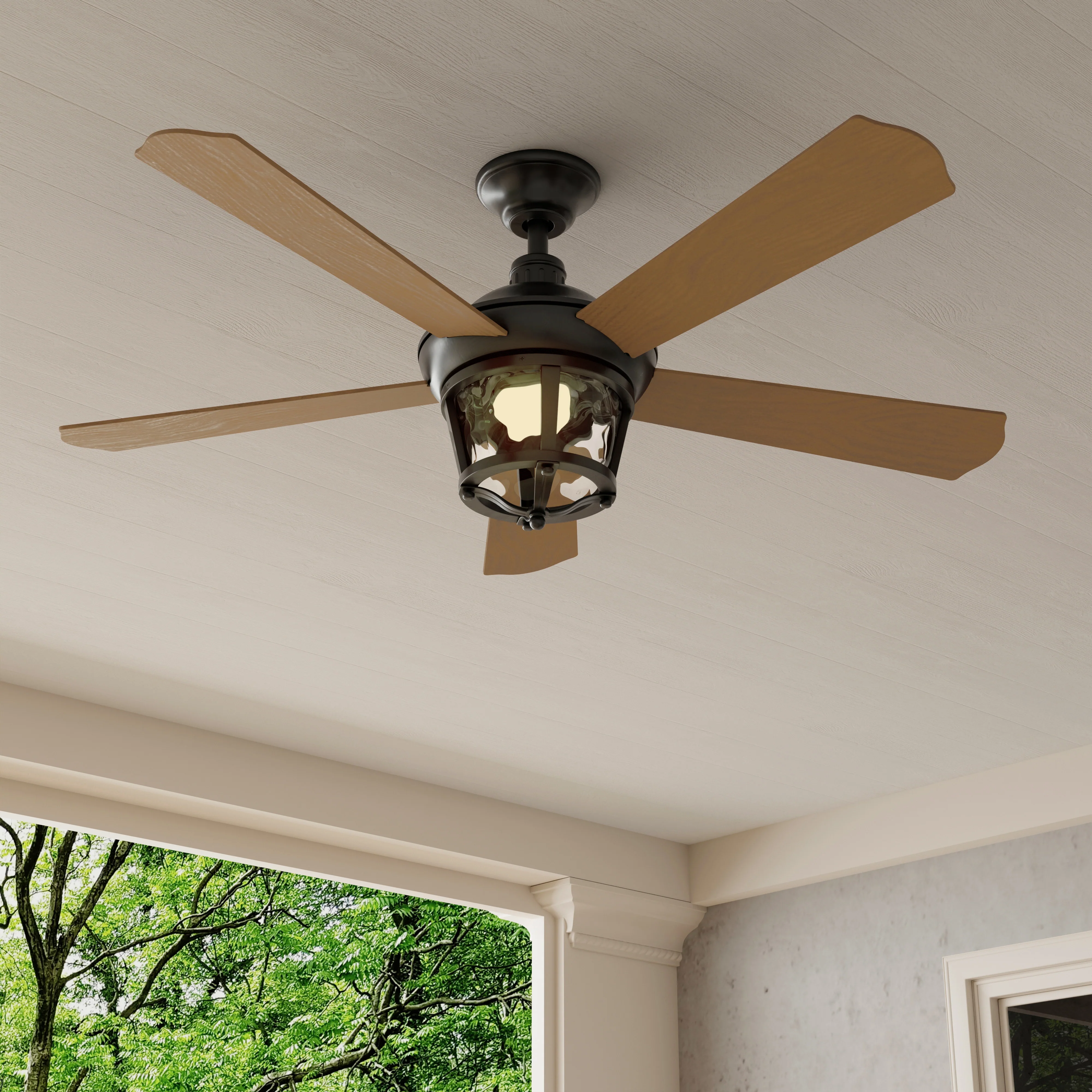 Smyrna Collection Indoor/Outdoor 52" Five Blade Ceiling Fan - Image 2