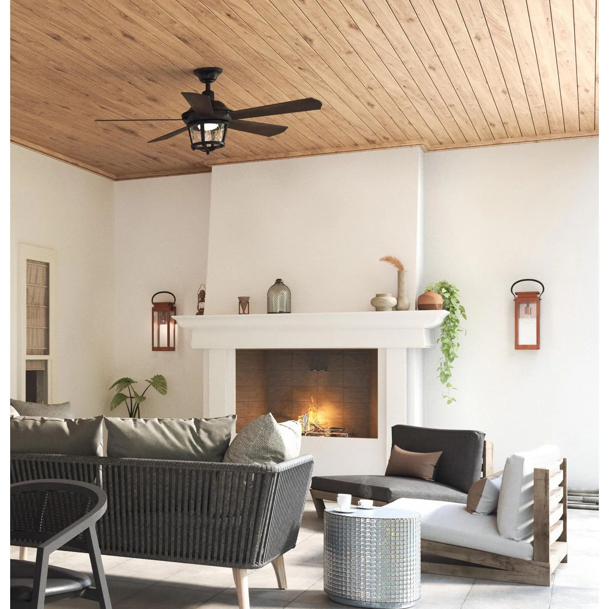 Smyrna Collection Indoor/Outdoor 52" Five Blade Ceiling Fan - Image 5