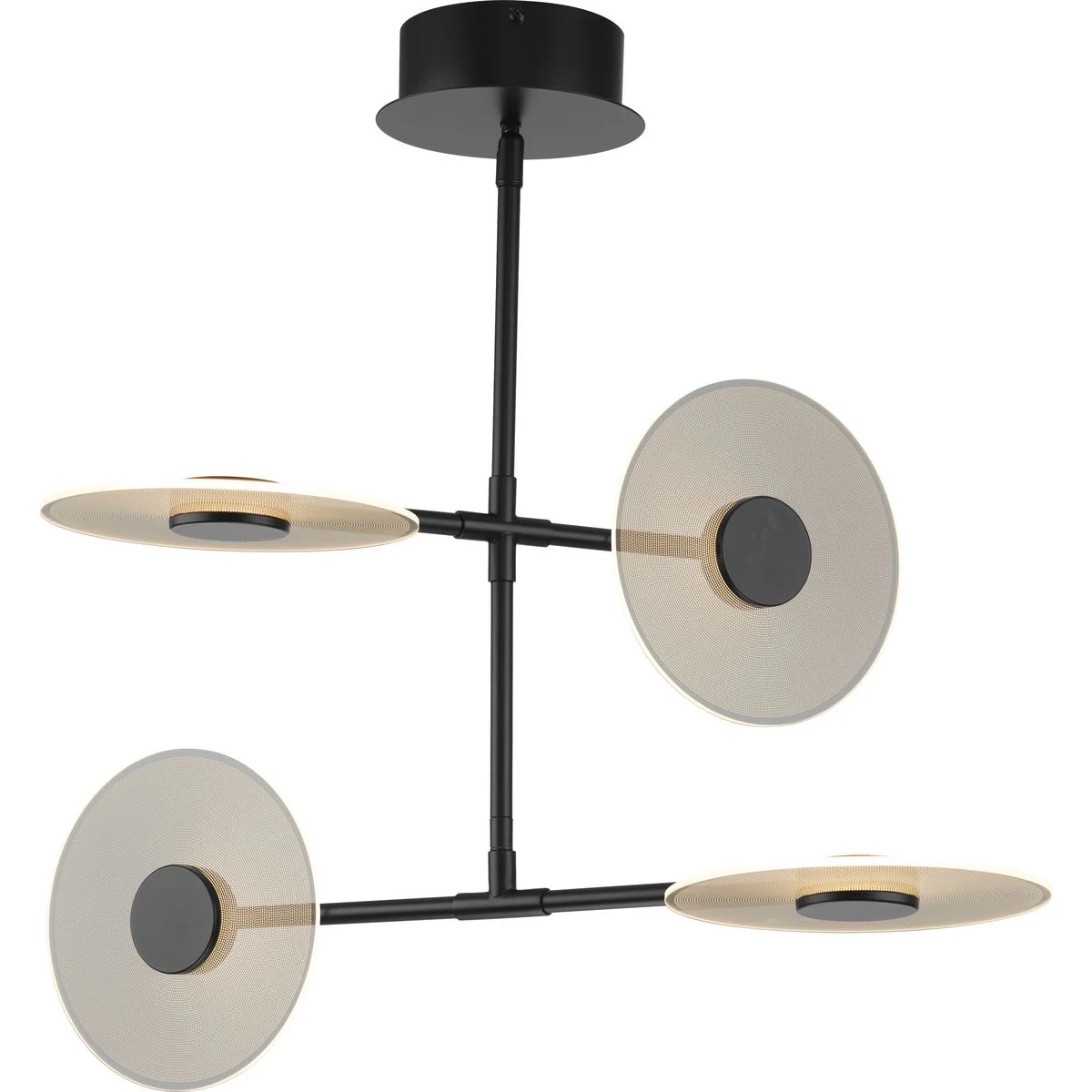 Spoke LED Collection Four-Light Hanging Chandelier Light - Image 2