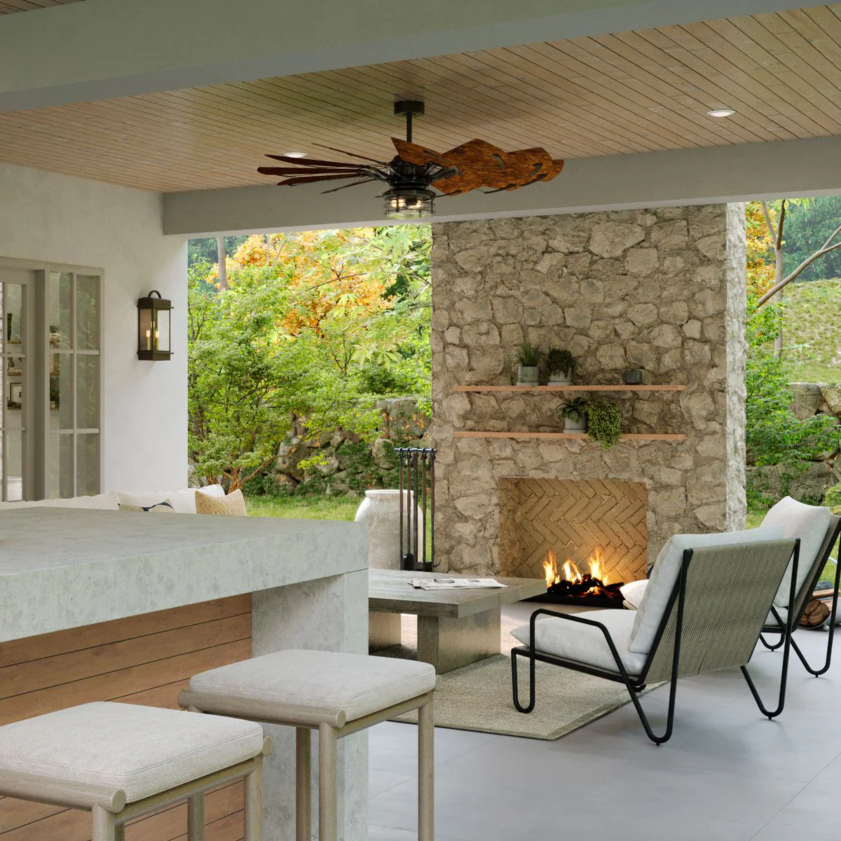 Springer II Collection 60-in Twelve-Blade Windmill Ceiling Fan - Image 7