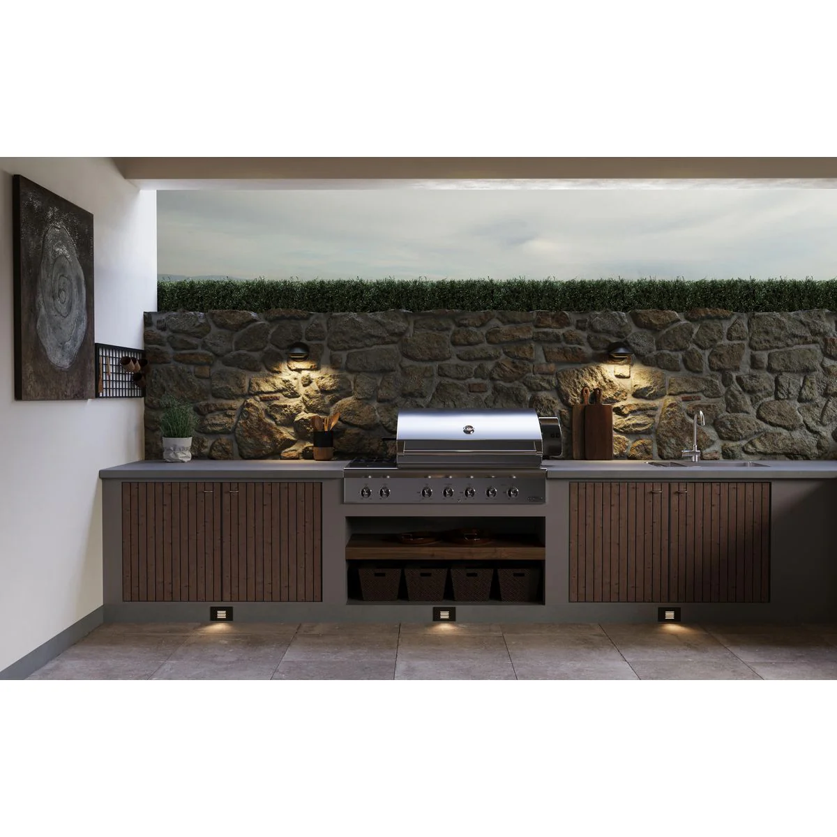 Strata Collection LED Outdoor Wall Lantern - Image 5
