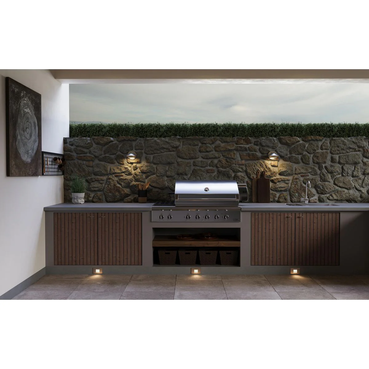 Strata Collection LED Outdoor Wall Lantern - Image 7