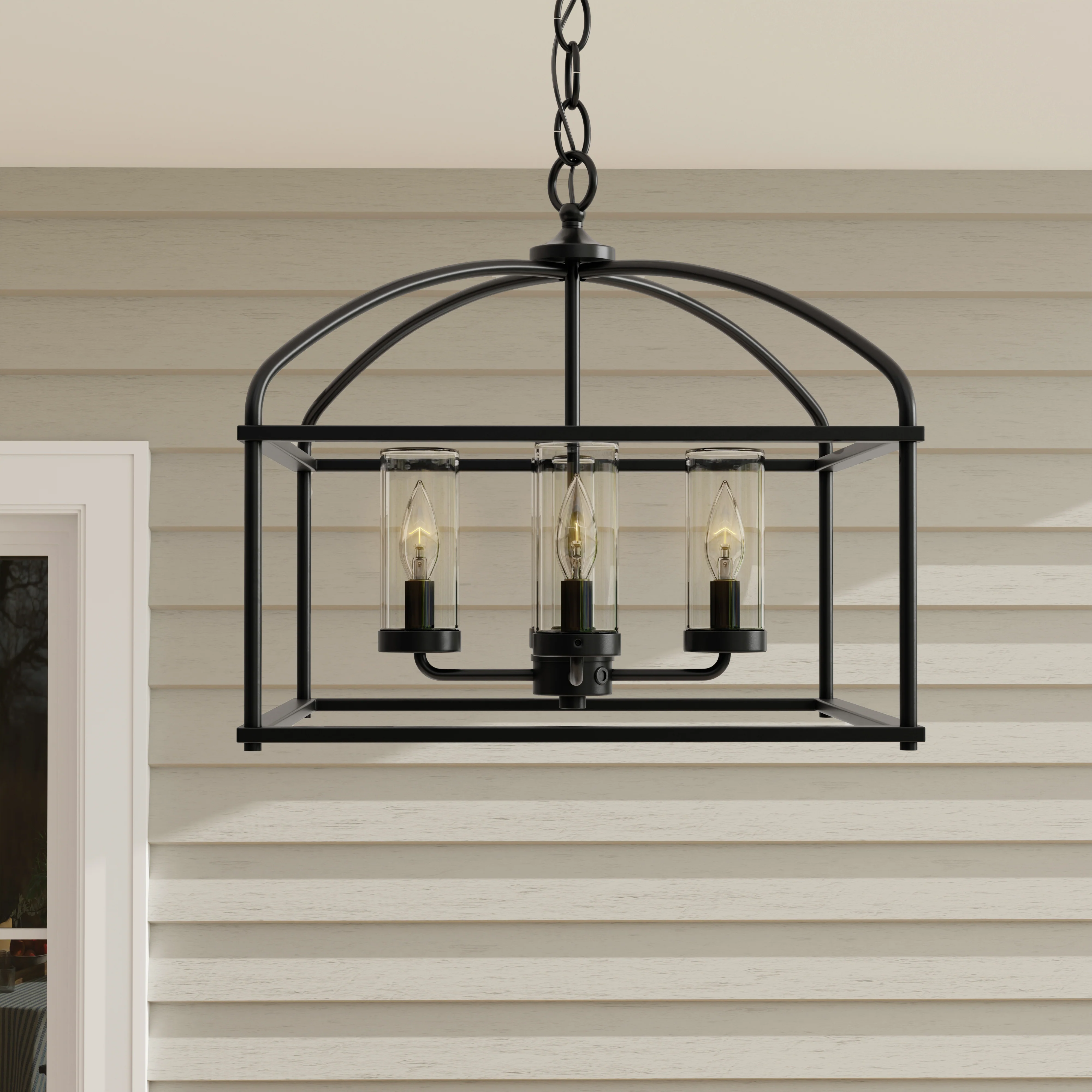 Swansea Collection Four-Light 18" Outdoor Chandelier - Image 2