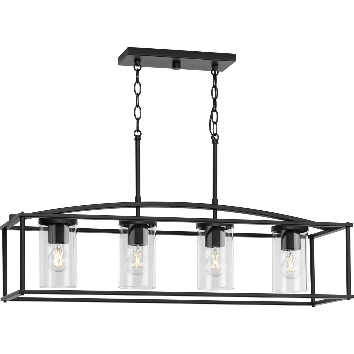 Swansea Collection Four-Light 36" Outdoor Chandelier - Image 3