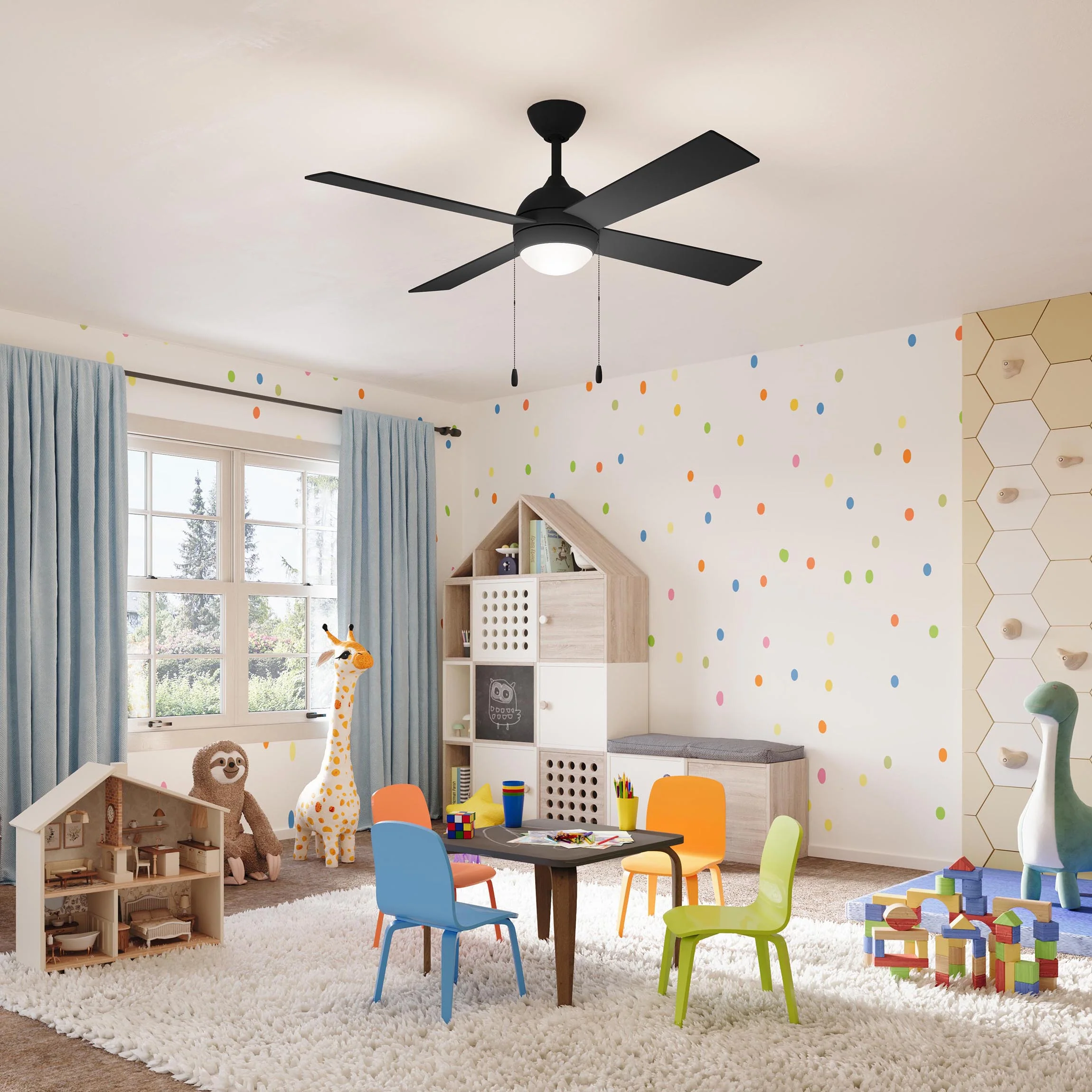 Tavo Collection 52-in. Four-Blade LED Modern Ceiling Fan - Image 16