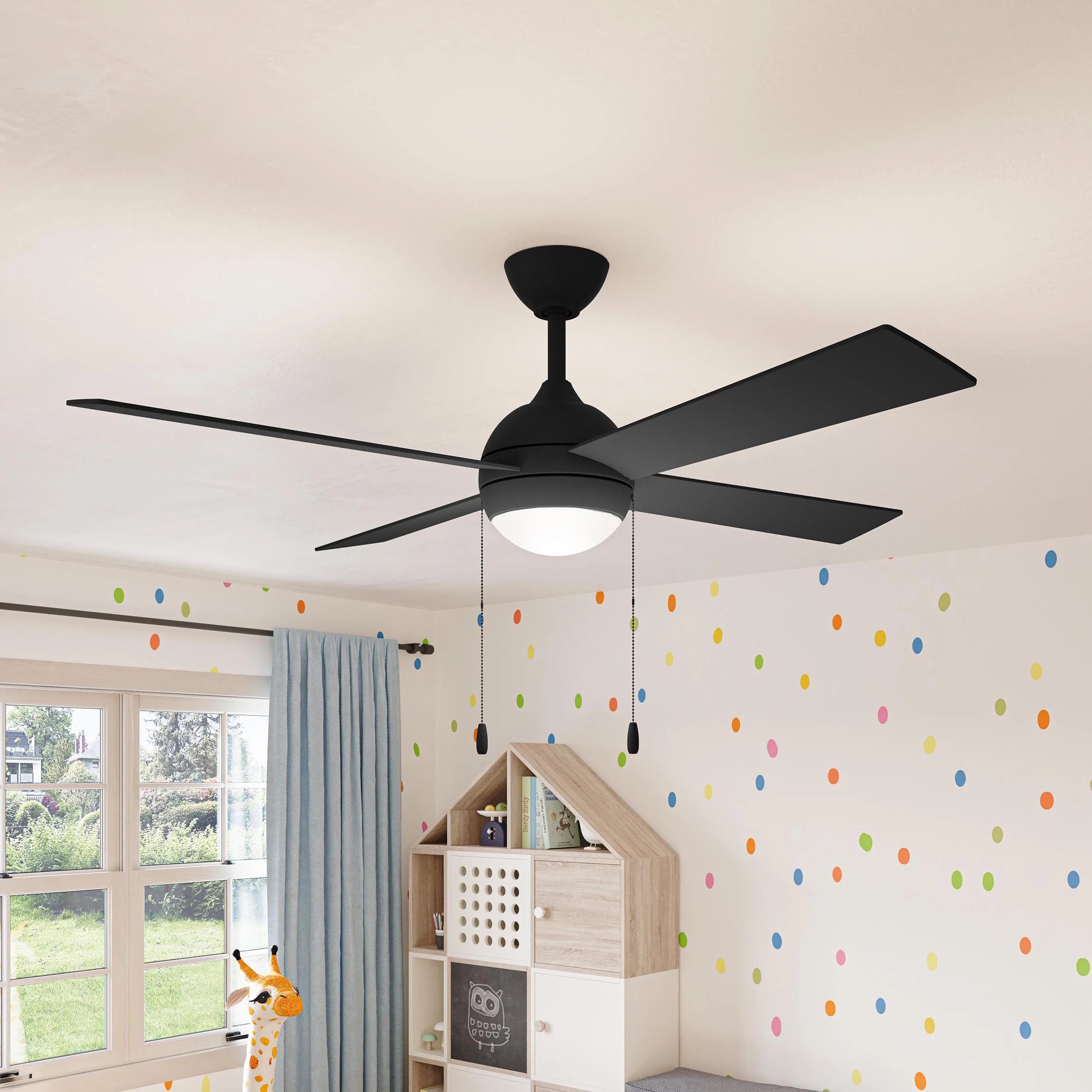Tavo Collection 52-in. Four-Blade LED Modern Ceiling Fan - Image 17