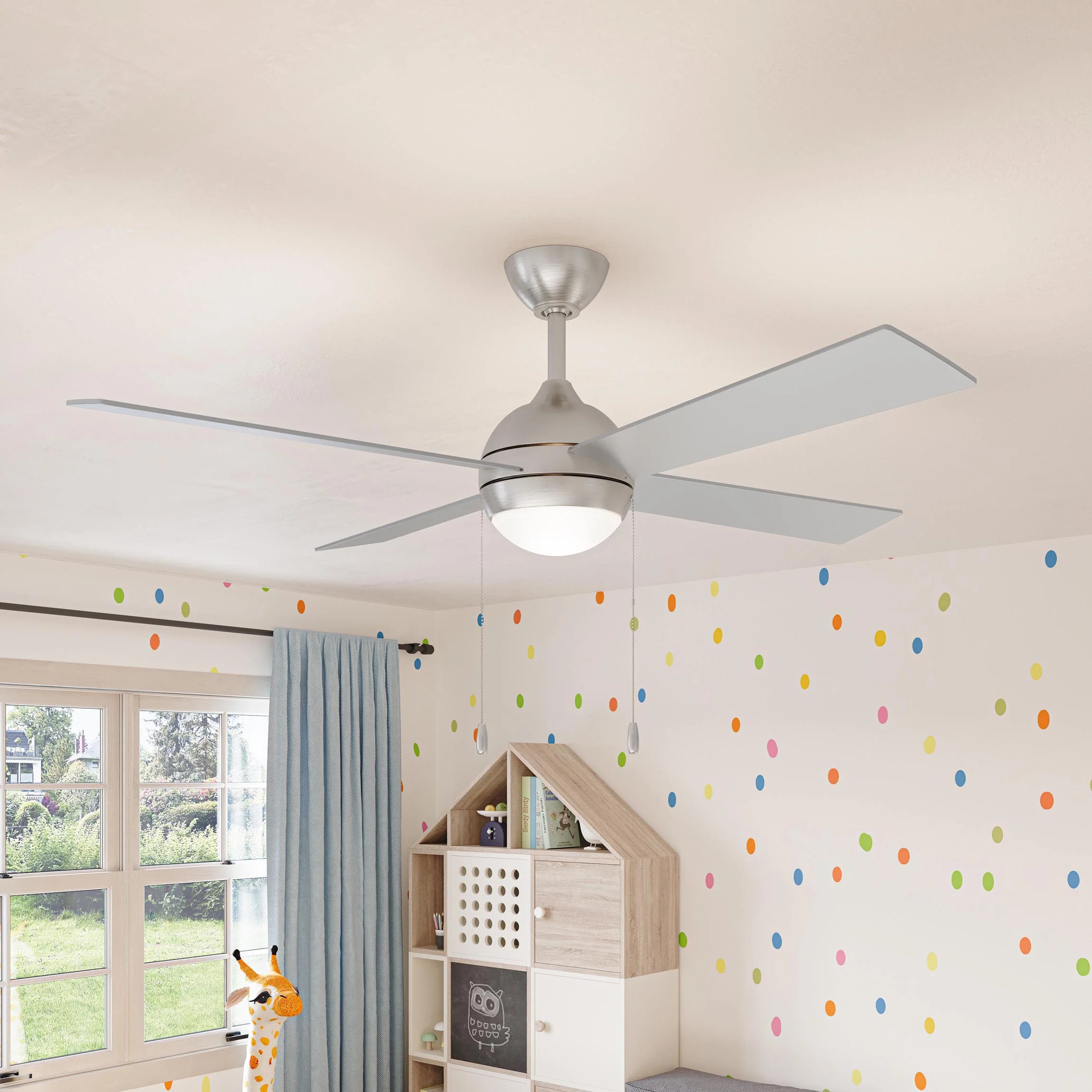 Tavo Collection 52-in. Four-Blade LED Modern Ceiling Fan - Image 3