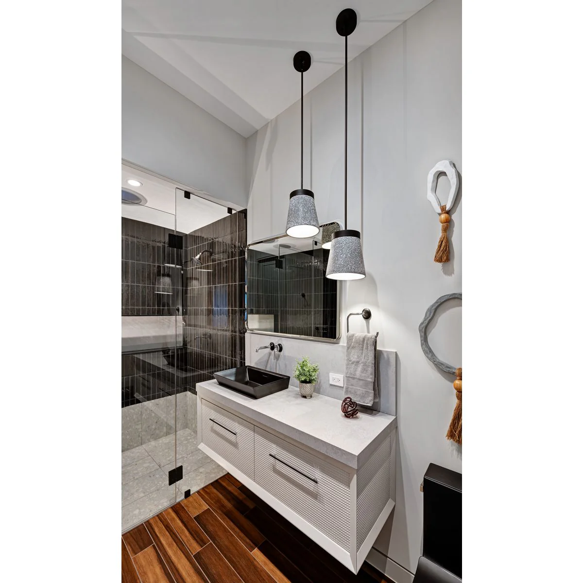 Terrazzo Collection One-Light Hanging Pendant Light - Image 3