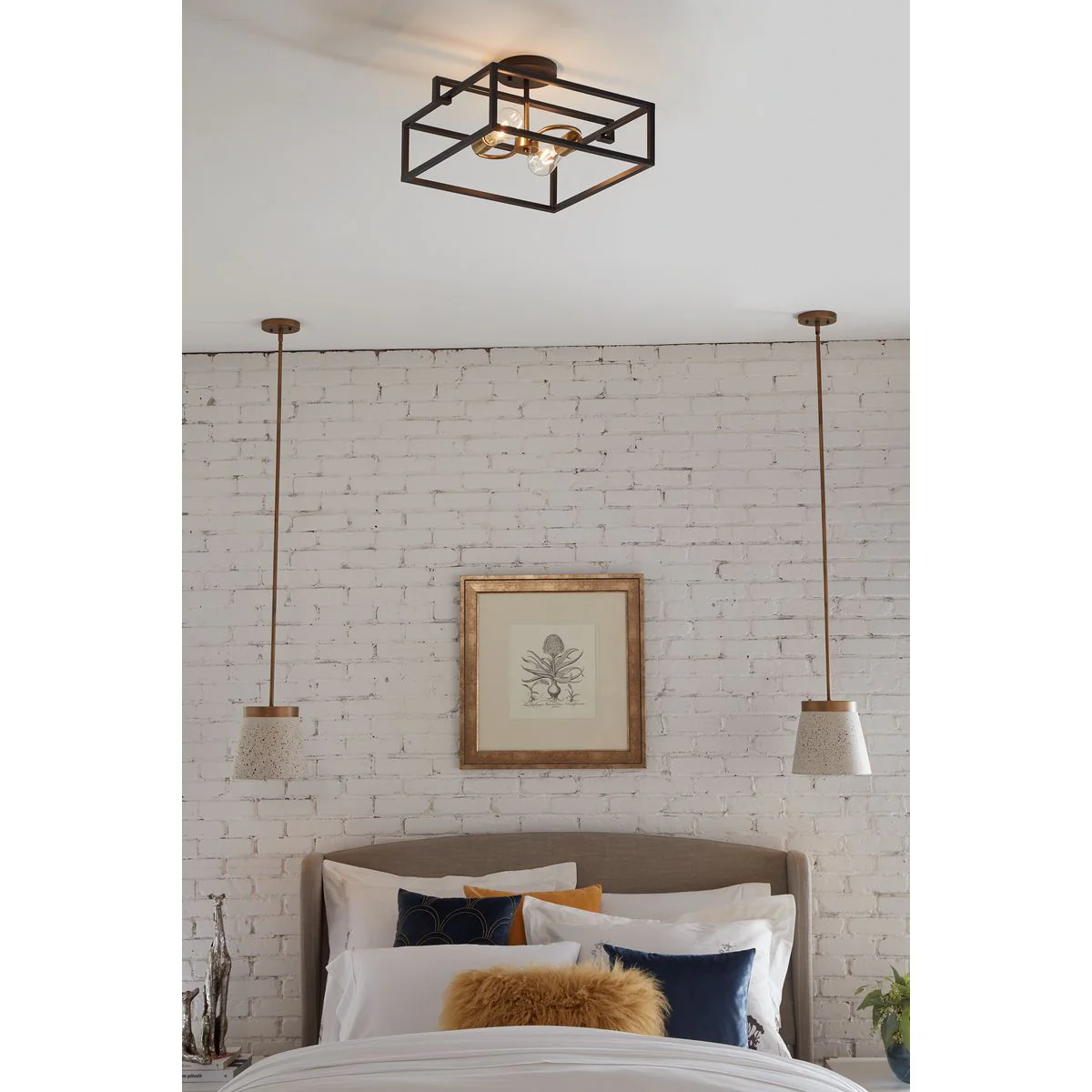 Terrazzo Collection One-Light Hanging Pendant Light - Image 4
