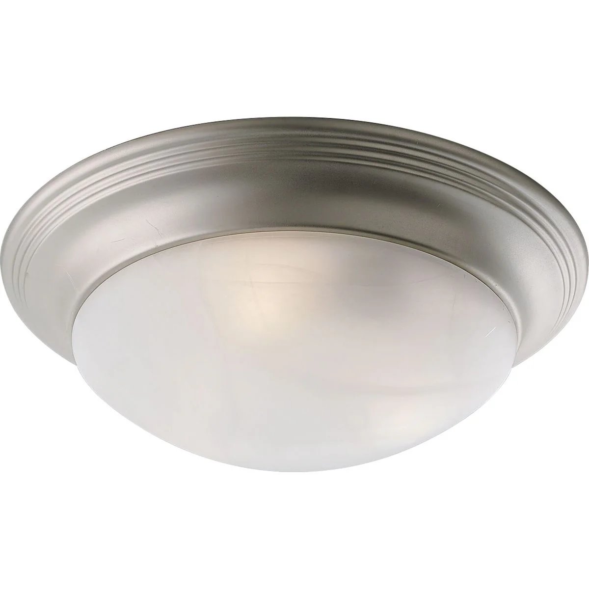 Three-Light Alabaster Glass 16-5/8" Close-to-Ceiling - Image 2
