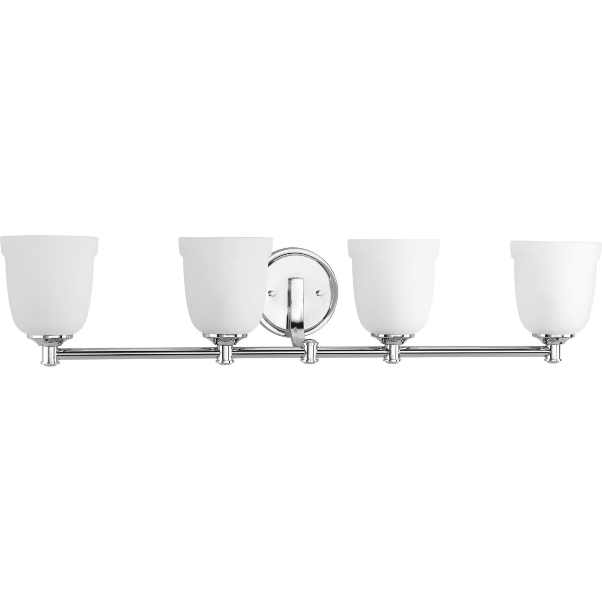 Topsail Collection Four-Light Etched Parchment Glass Bath Vanity Light - Image 2
