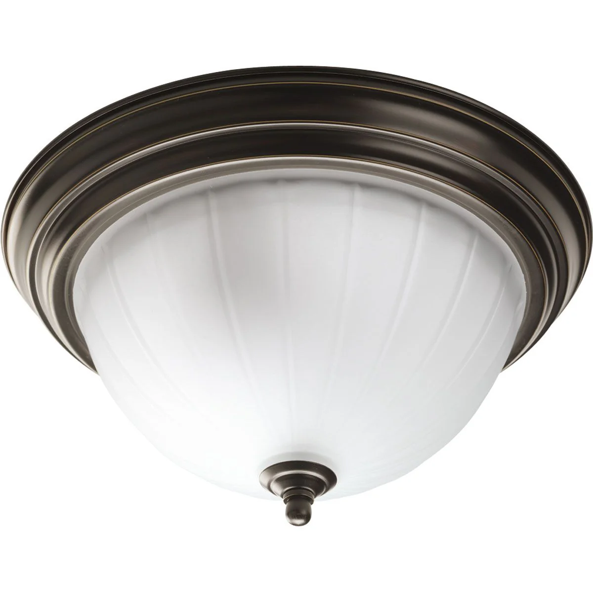 Two-Light Melon 13-1/4" Close-to-Ceiling - Image 3